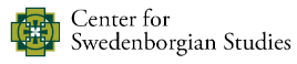 Logo of the Center for Swedeborgian Studies with a green and yellow emblem
