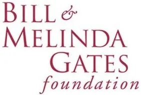Logo of the Bill & Melinda Gates Foundation with the foundation's name in maroon text.