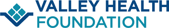 Logo of Valley Health Foundation with a diamond-shaped icon and bold text