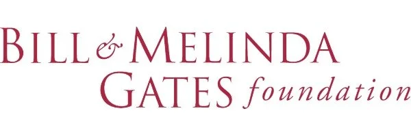 Logo of the Bill & Melinda Gates Foundation with text in red and maroon on a white background.