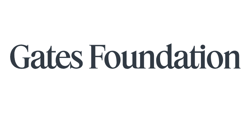 Gates Foundation logo in black text on a white background.