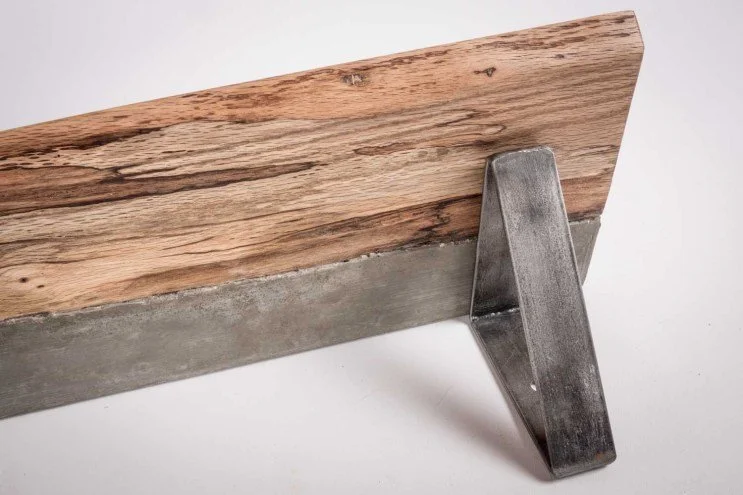 Spalted Oak and Concrete shelf