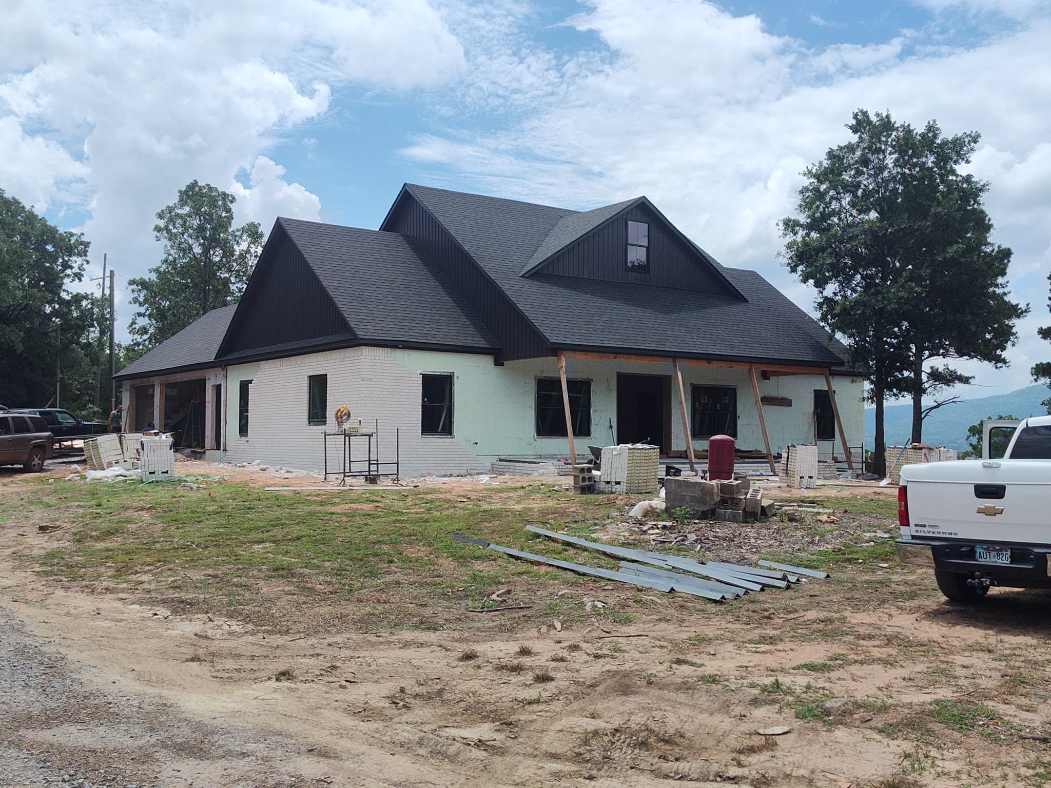 In progress ICF home in Huntington, AR