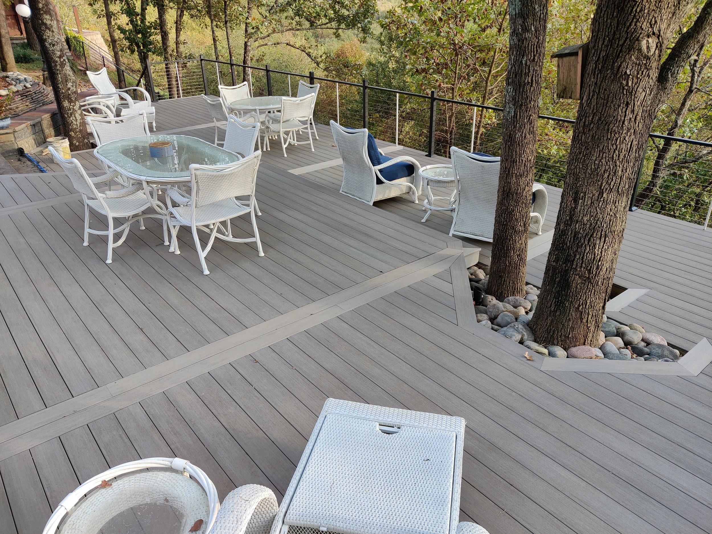 Composite decking & Cable railing