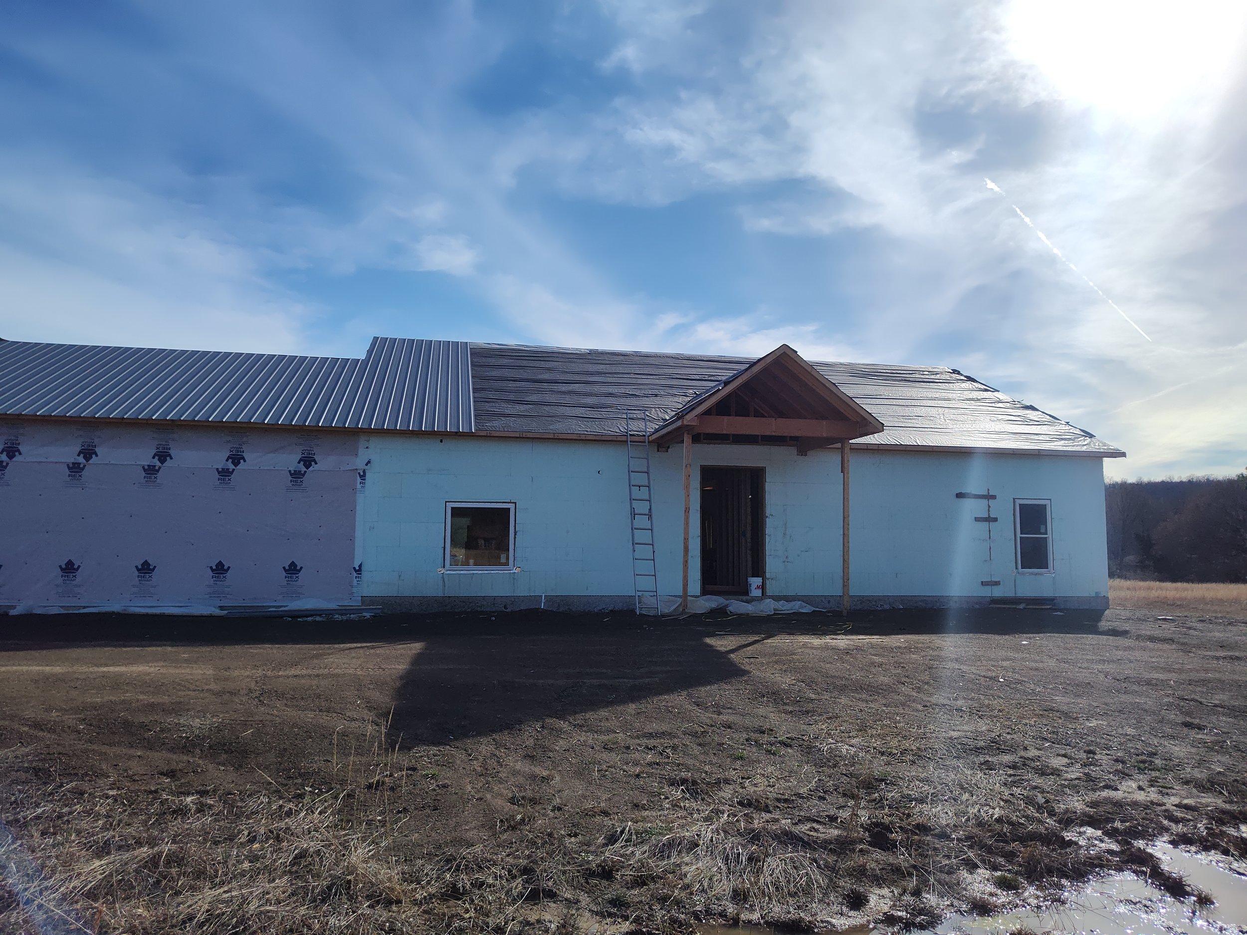 In Progress ICF home in Fort Smith, AR