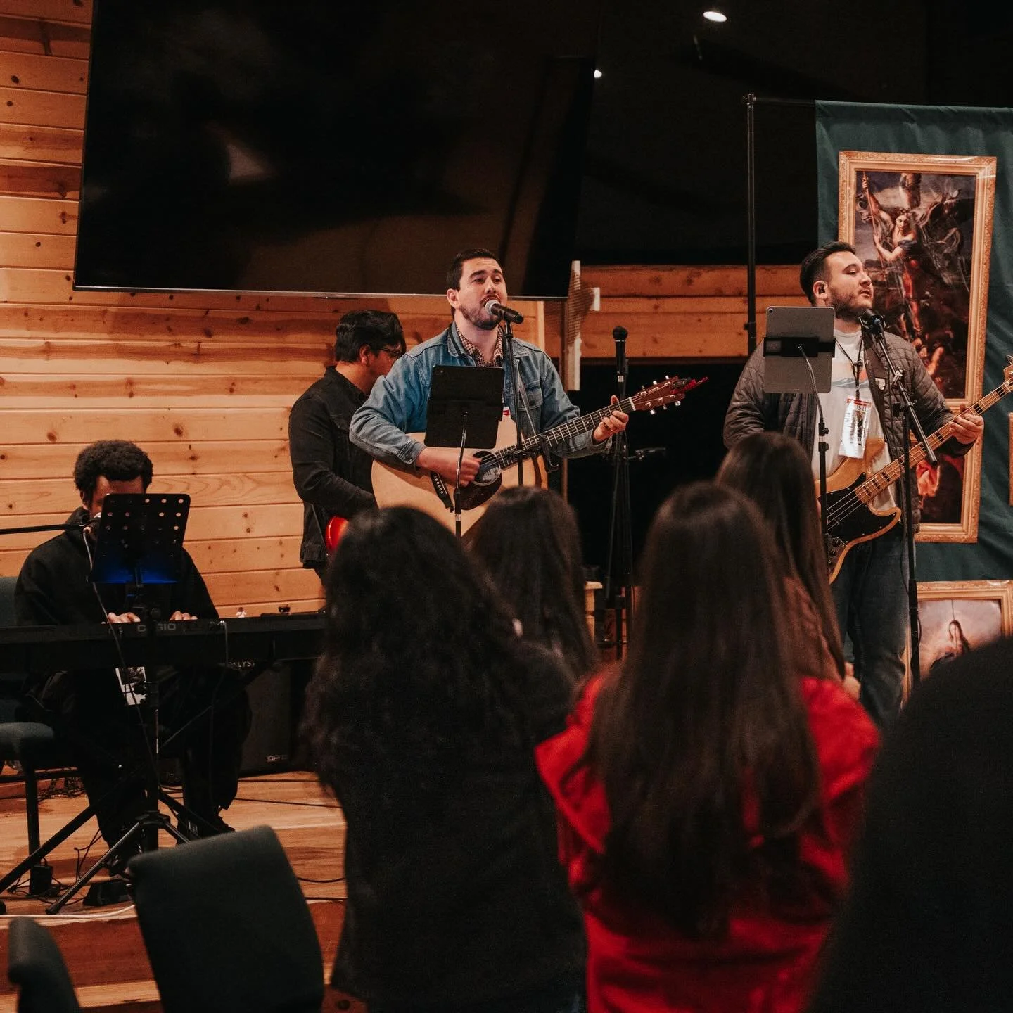 This weekend we had the honor of leading worship for the Confirmation retreat at Corpus Christi Catholic Church. 🎶🙏

There is something powerful about hearing a room full of young people lift their voices in praise as they prepare to receive the Sa