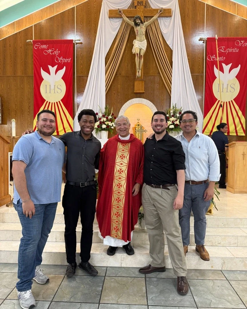 This past week, we had the honor of serving through music for the Confirmation Masses at Corpus Christi Catholic Church. 

It was such a blessing to witness the young people we journeyed with earlier this year at their Confirmation retreat receive th