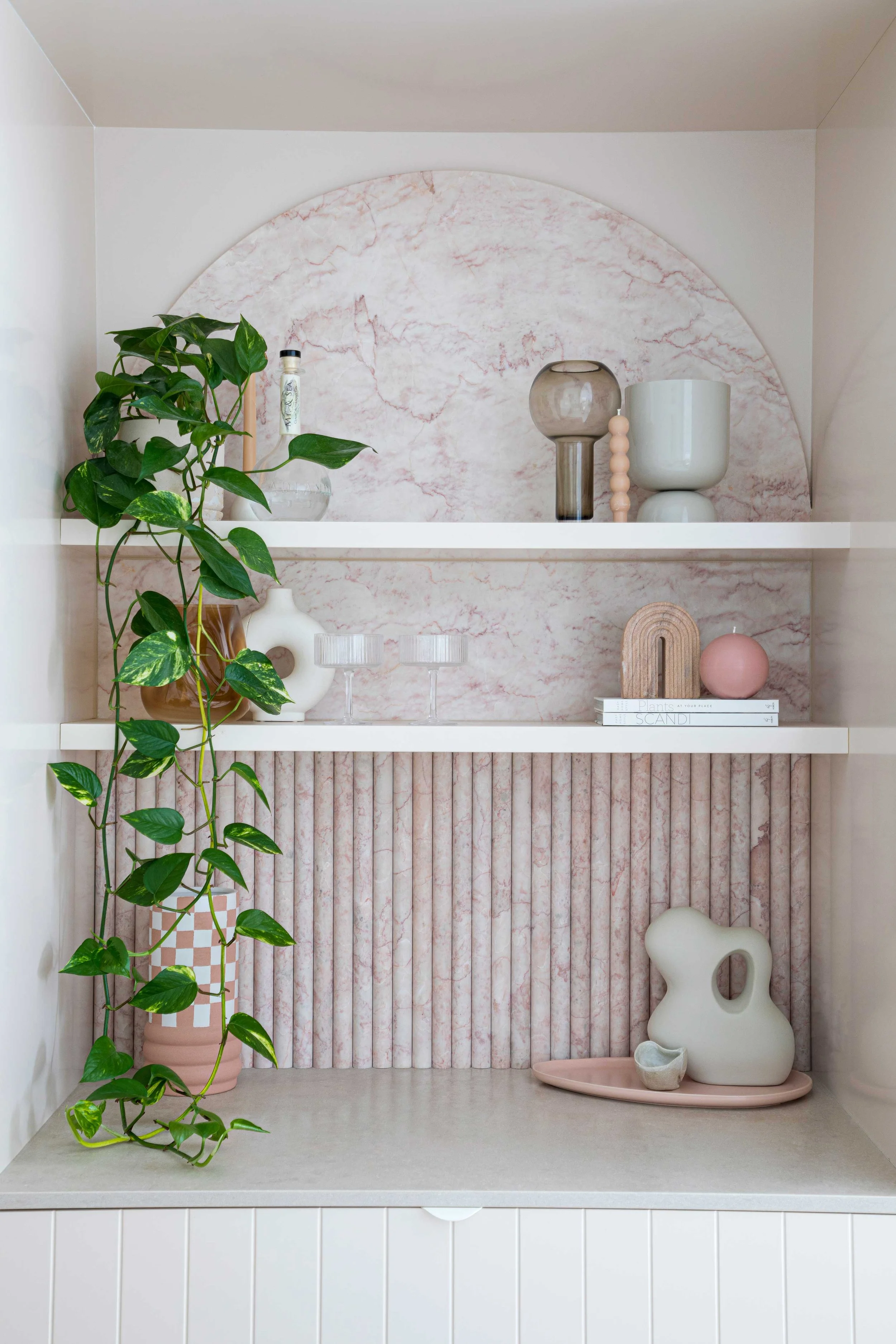 Sydney Shelf nook hanging plant shelf ornaments