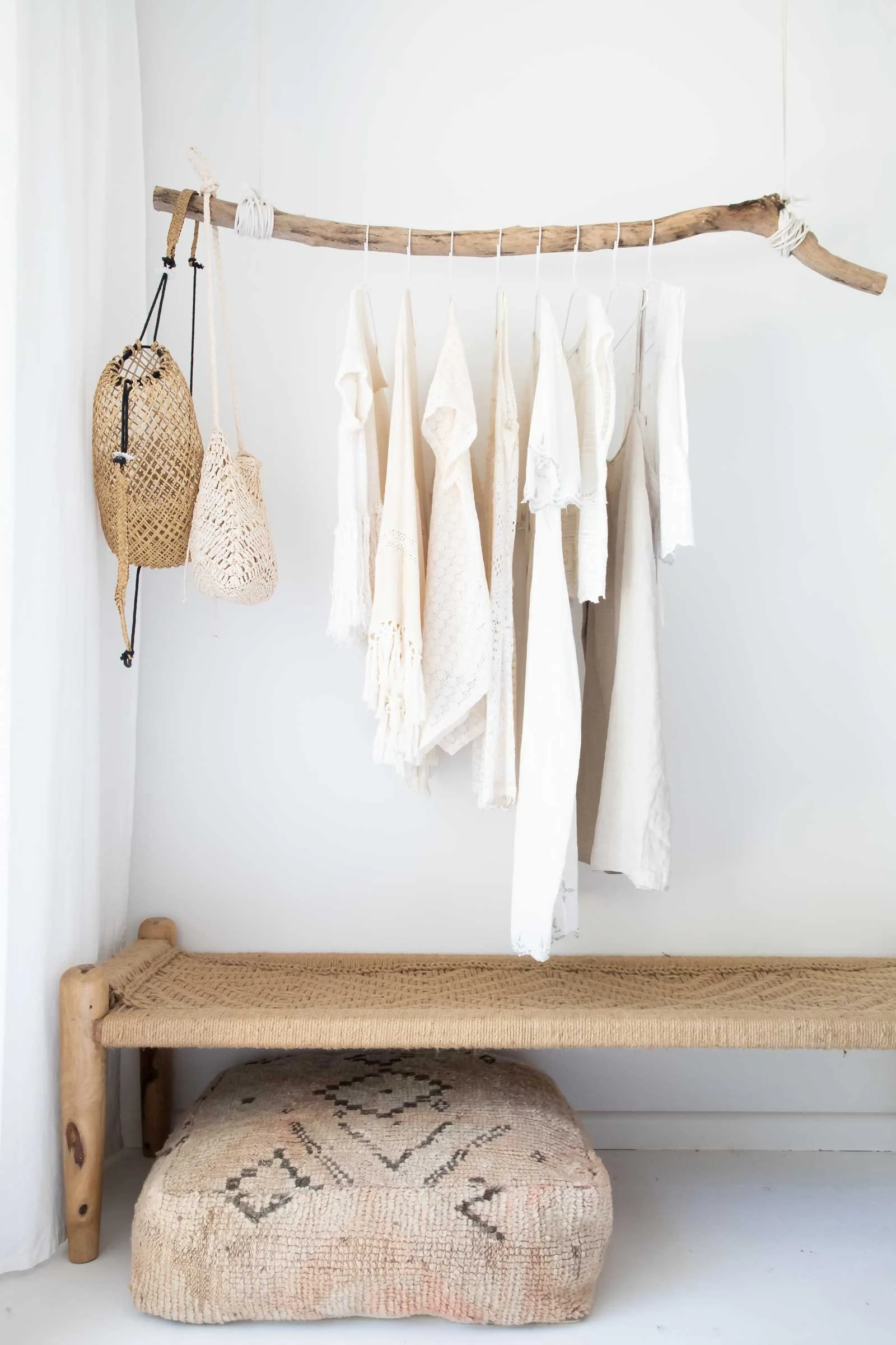 NSW South Coast eclectic clothes hanging space