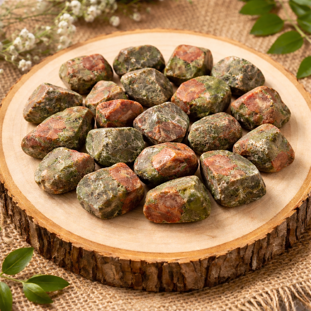 Raw Unakite Stone