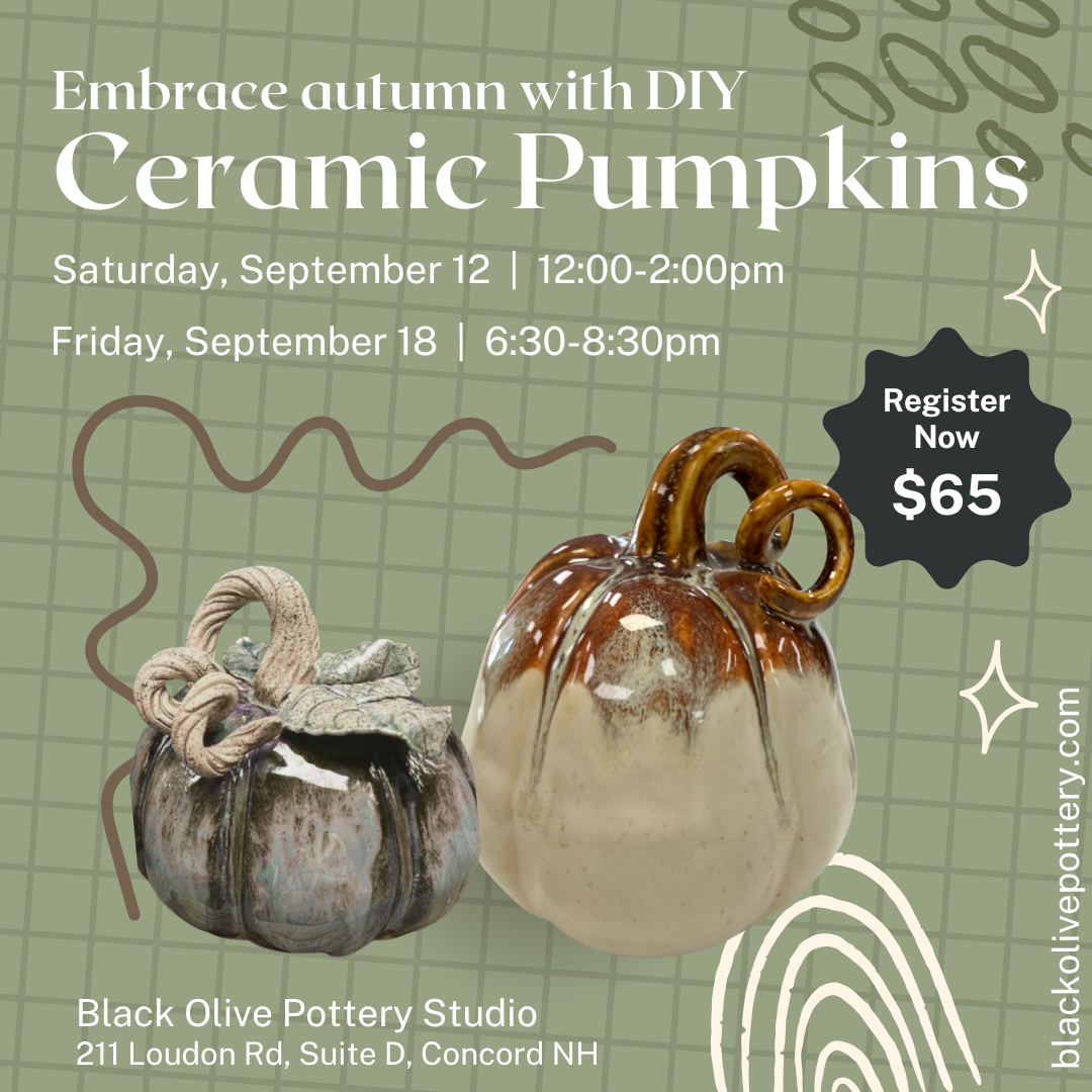 Ceramic Pumpkins | 2-Hour Workshop