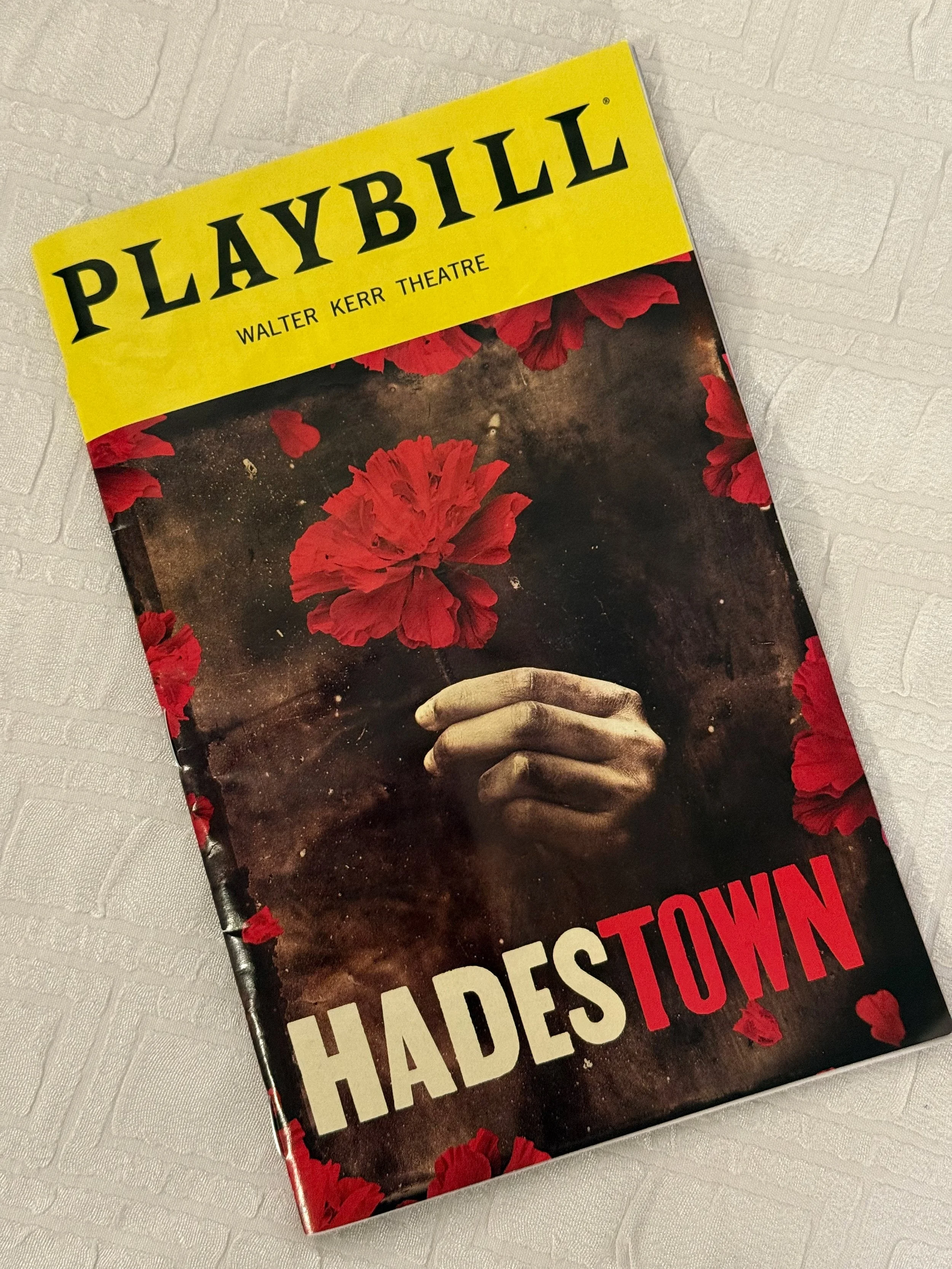 Hadestown Playbill