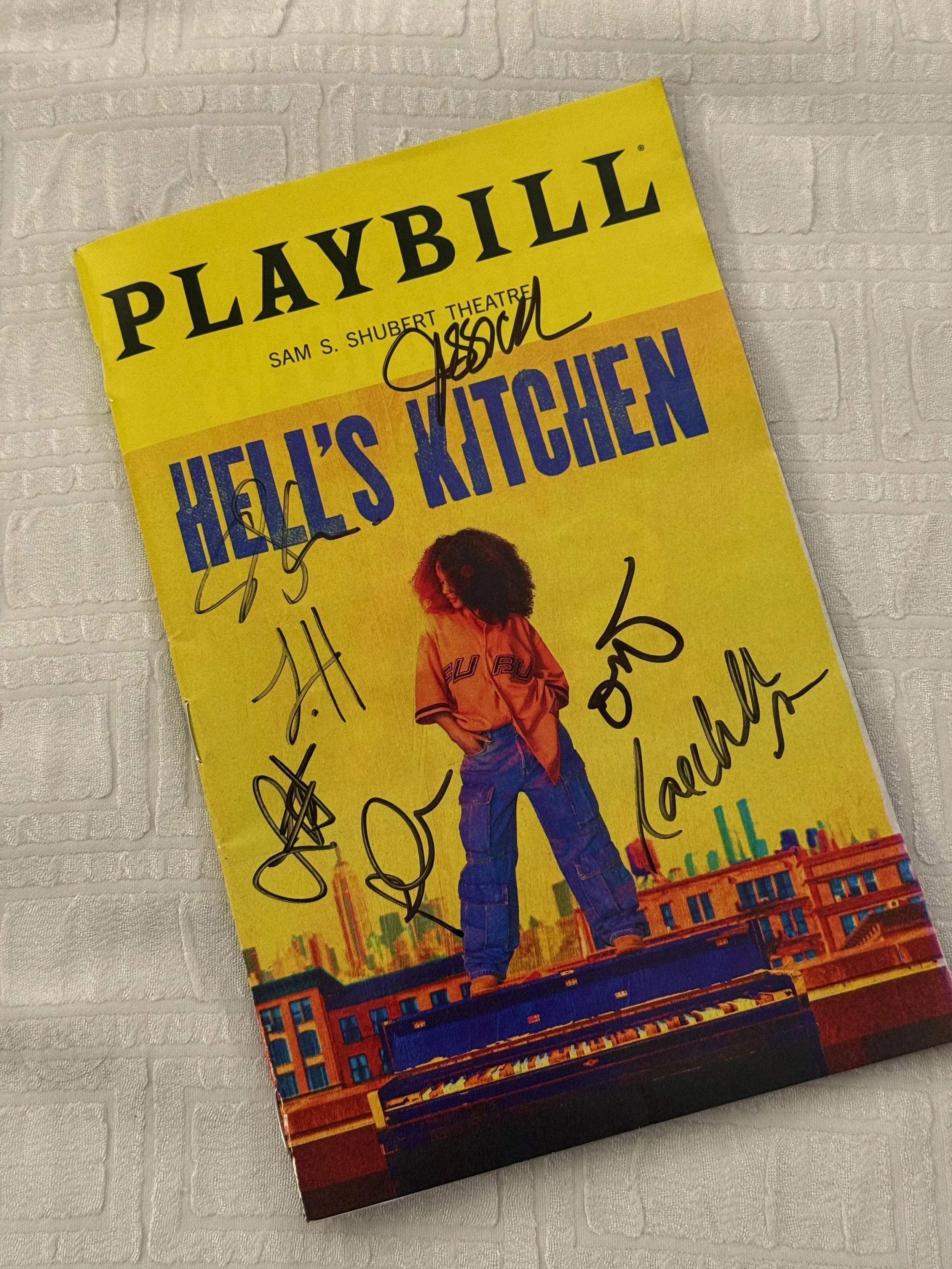 Playbill for Hell's Kitchen on Broadway