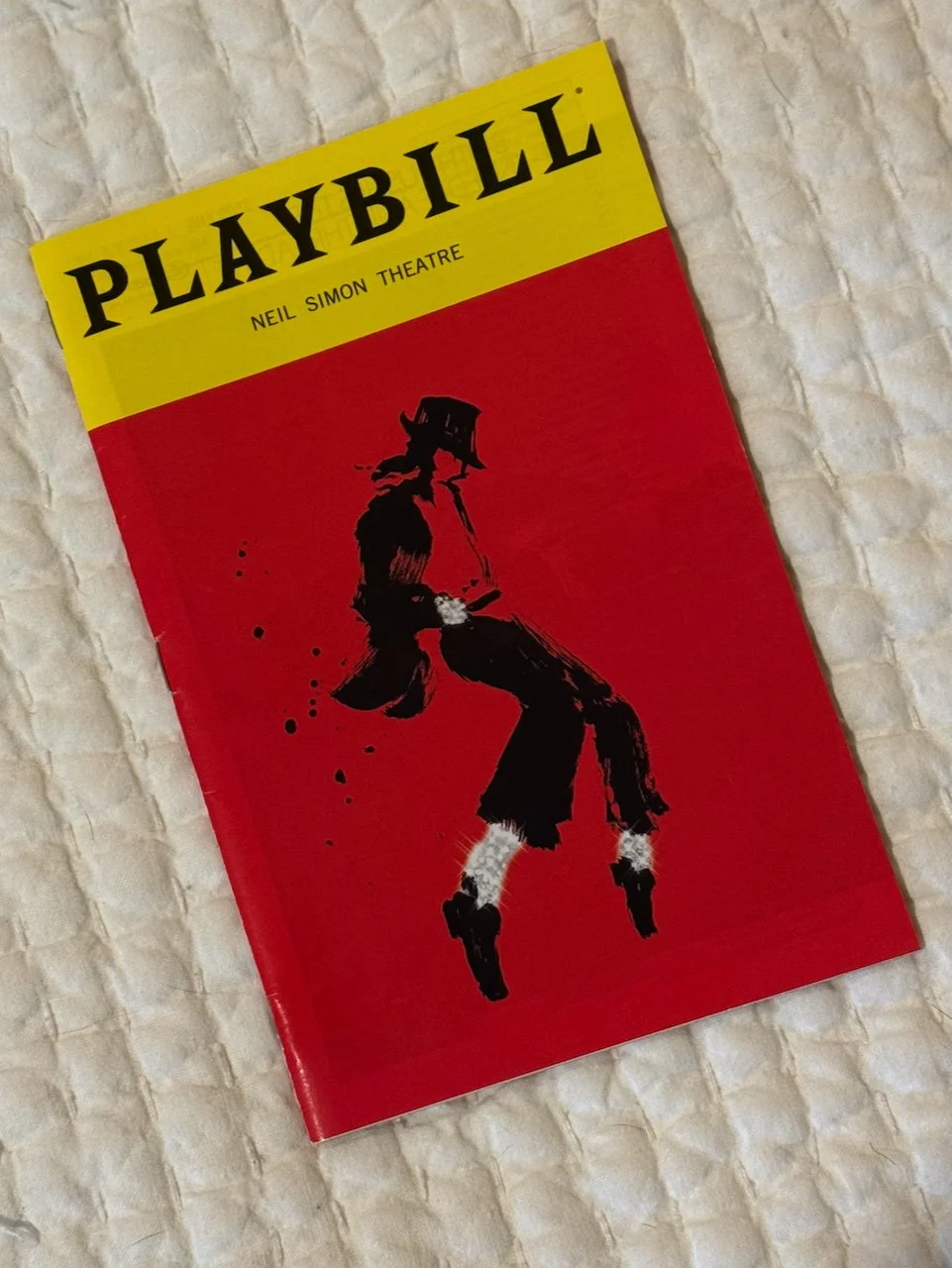 Playbill for MJ on Broadway