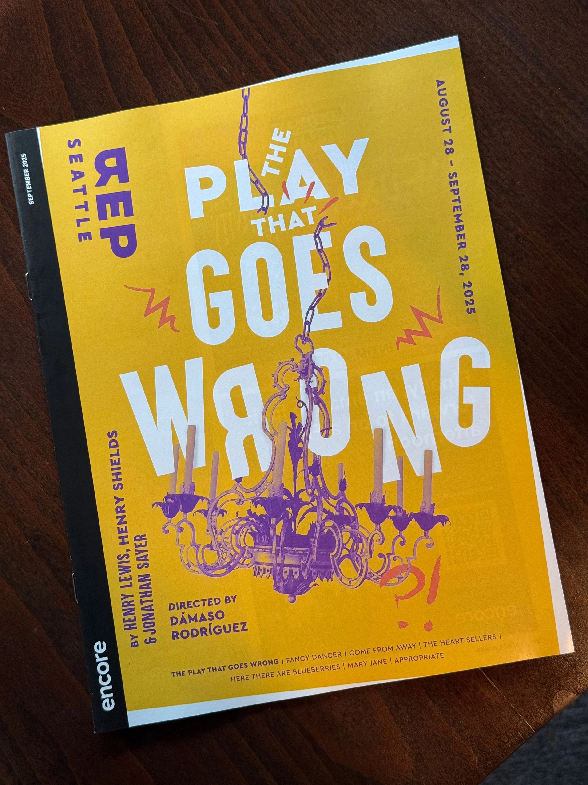 Program for The Play That Goes Wrong