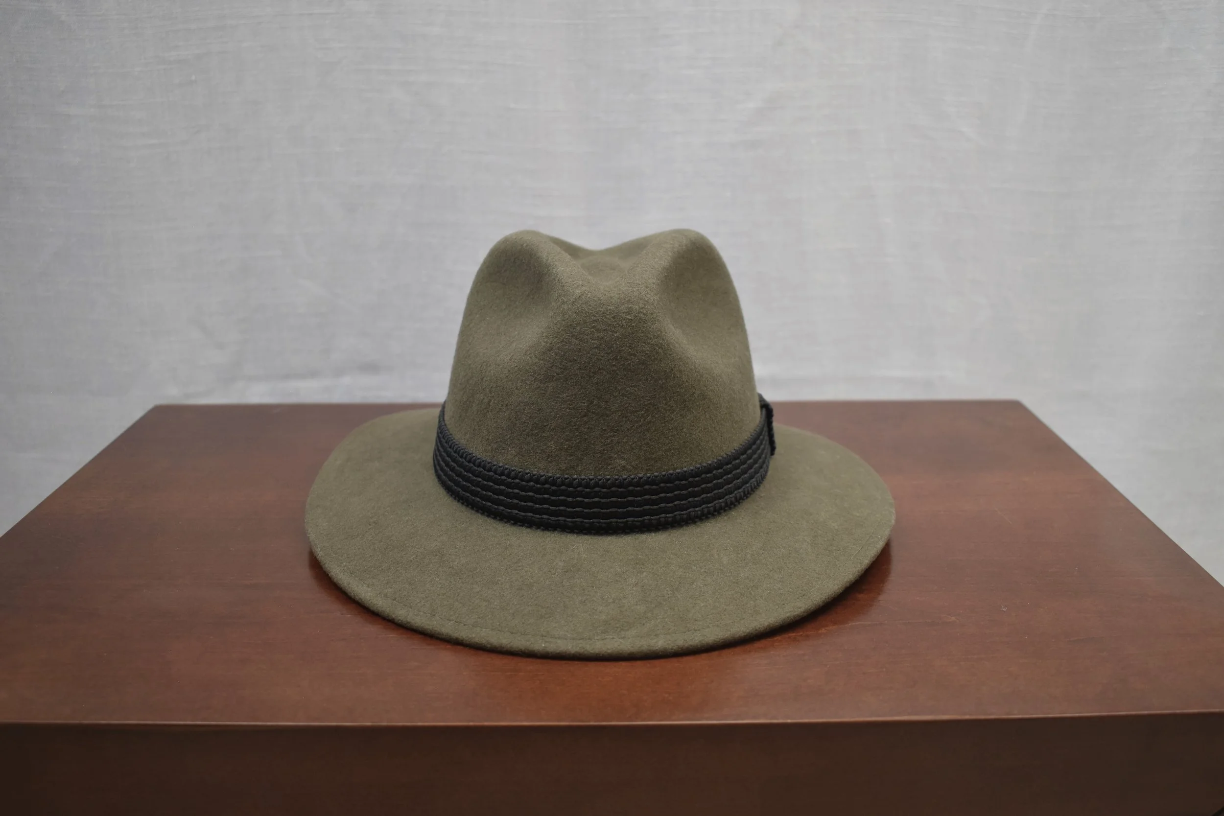 Felt Fedora - Andean Olive