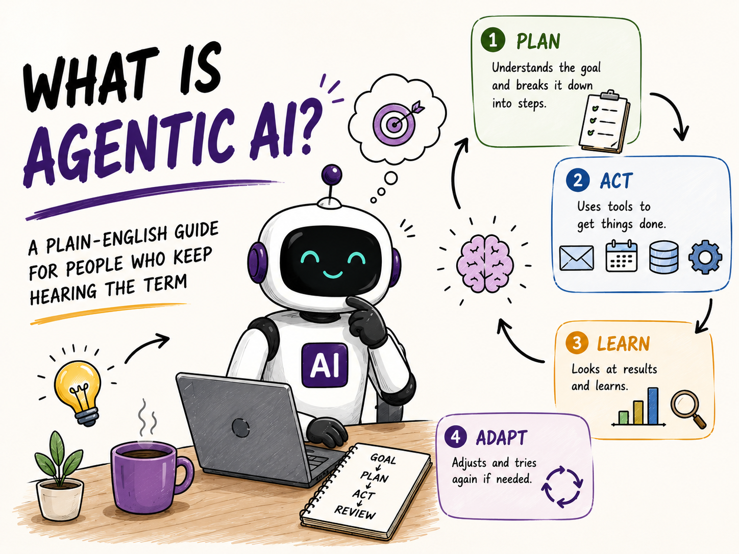 What Is Agentic AI? A Plain-English Guide for People Who Keep Hearing the Term