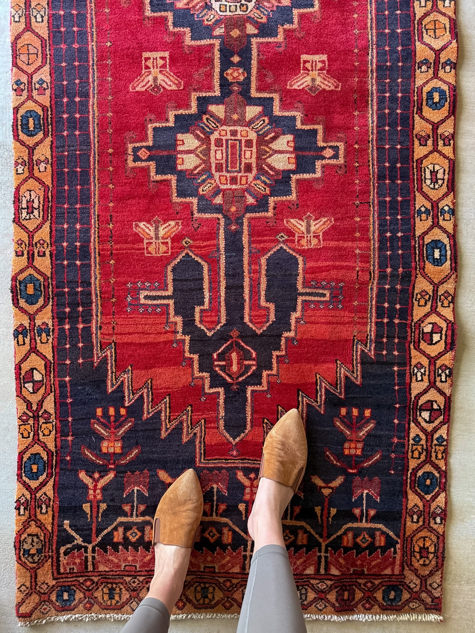 Westward Red | 3'4 x 9'7