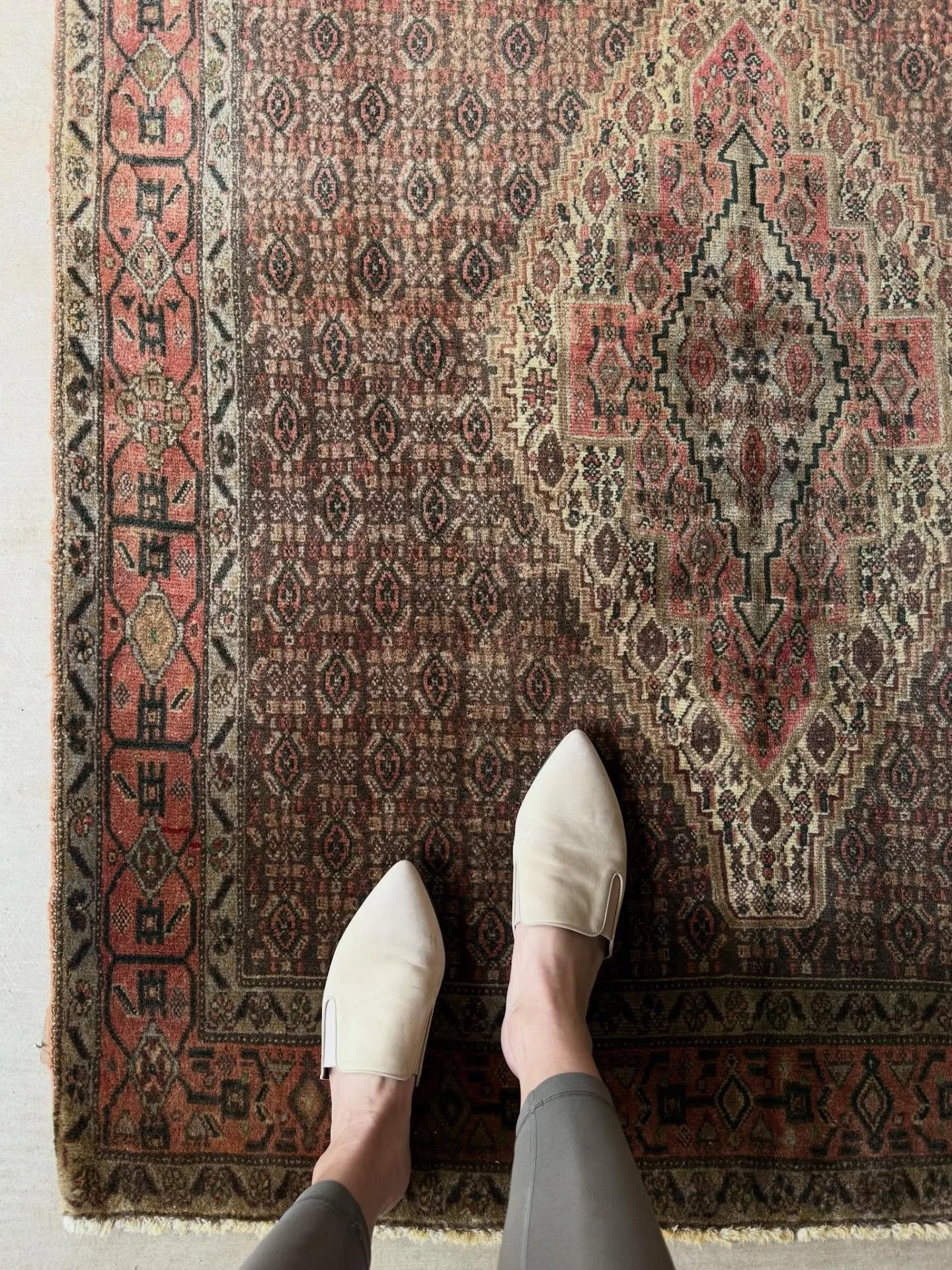 Sienna Bluff carries the warmth of earth and time&mdash;russet, clay, and terracotta tones layered in tribal geometry like sandstone kissed by sun. A grounded beauty for rooms that crave both strength and soul.

4&rsquo;2 x 5&rsquo; | $395

No. 947 |