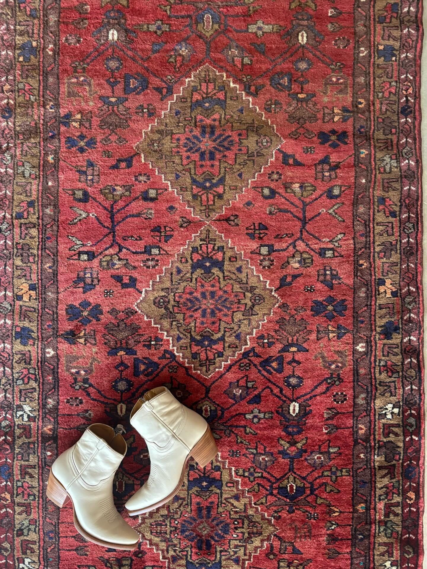 Tanglewood Field is where patterns wander and the room softens around it. Softly aged wool, earthy reds, and folk details that feel collected over time.

Tanglewood Field | 3&rsquo;6 x 9&rsquo;6

@TheRugLadies