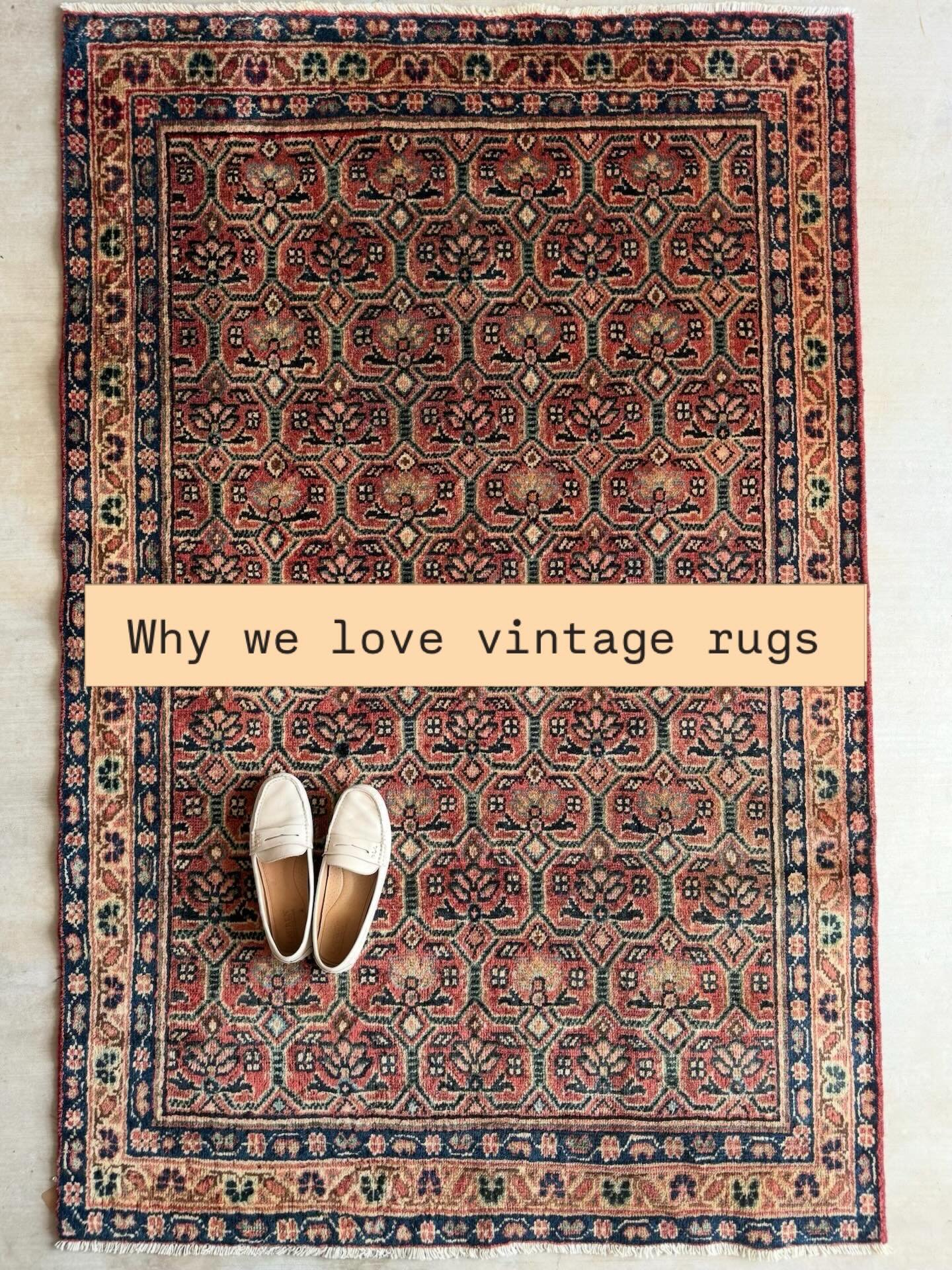 Once you have one&hellip;. it&rsquo;s hard to go back.

It&rsquo;s the way the colors soften over time,
the way each piece feels like it&rsquo;s been somewhere before you, 
the way its makes a home feel truly yours. 

That&rsquo;s the magic of vintag