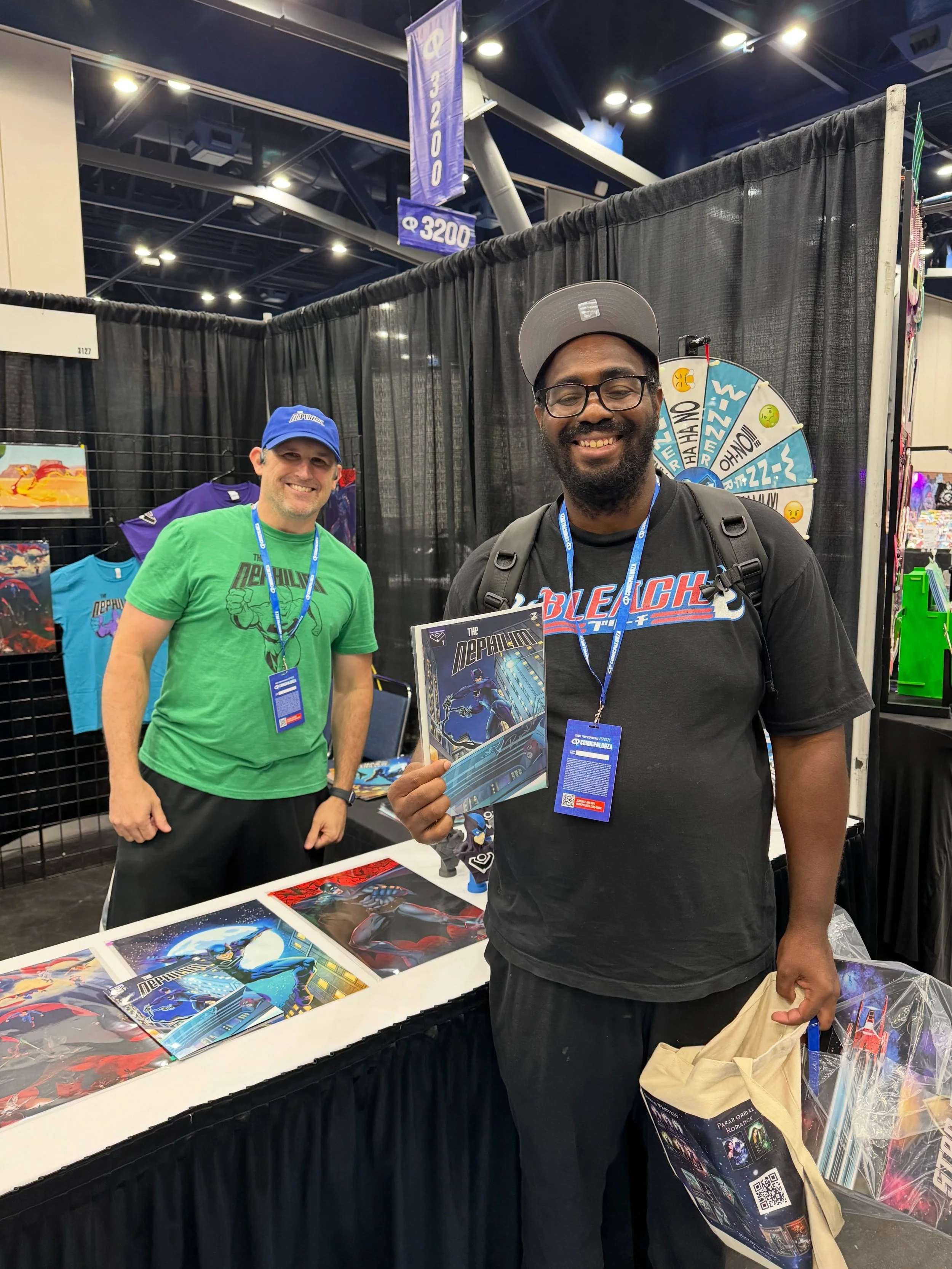 @houstoncomicpalooza recap! Thanks to the everyone that spoke with us!