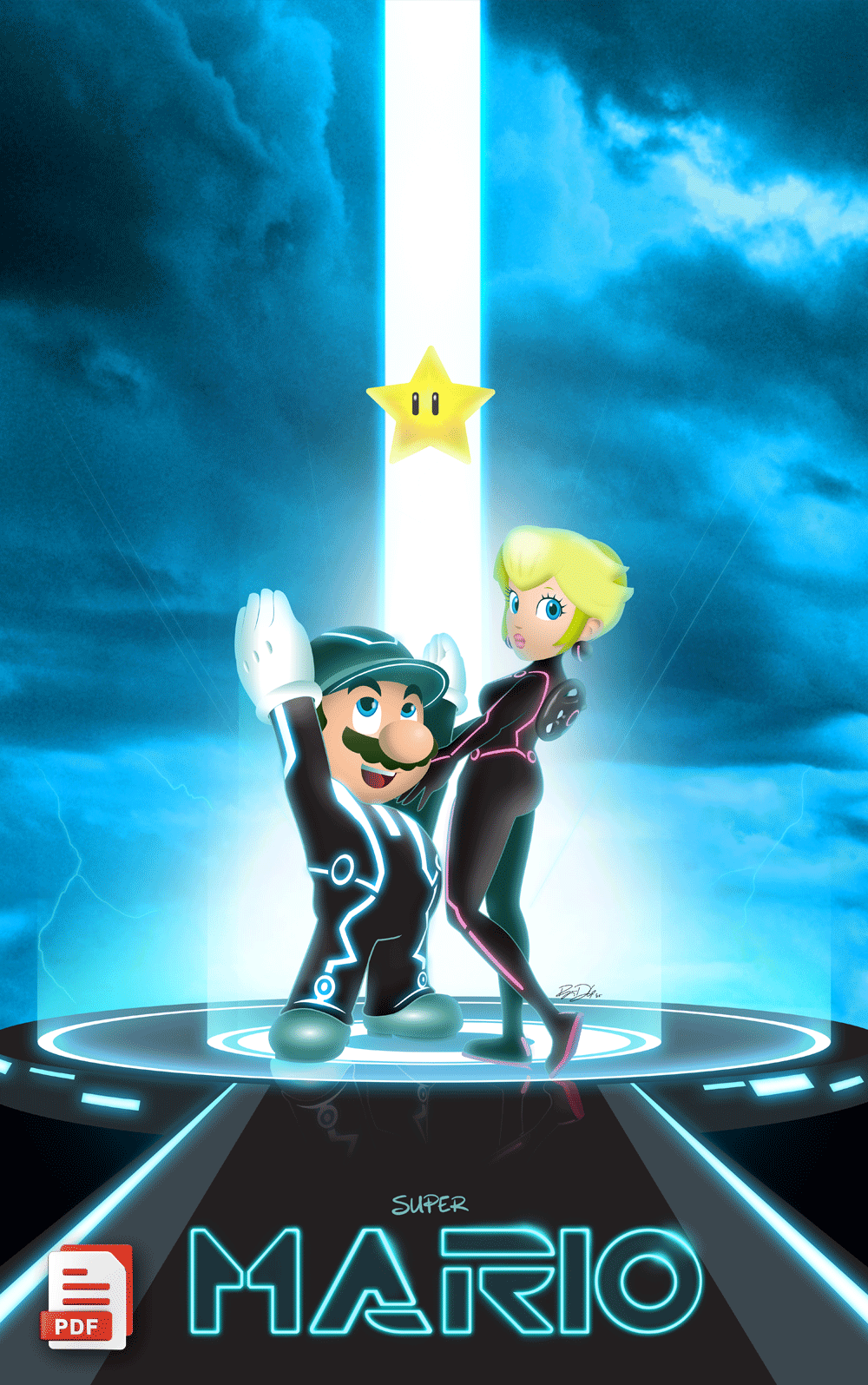 Mario Tron (PDF Only)