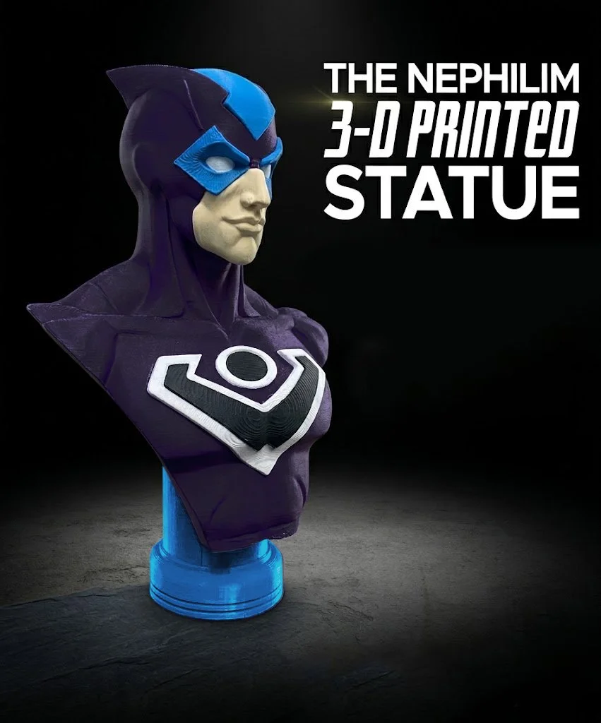 The Nephilim 3D Printed Statue - Colored