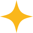 A stylized yellow star or sparkle symbol against a black background.