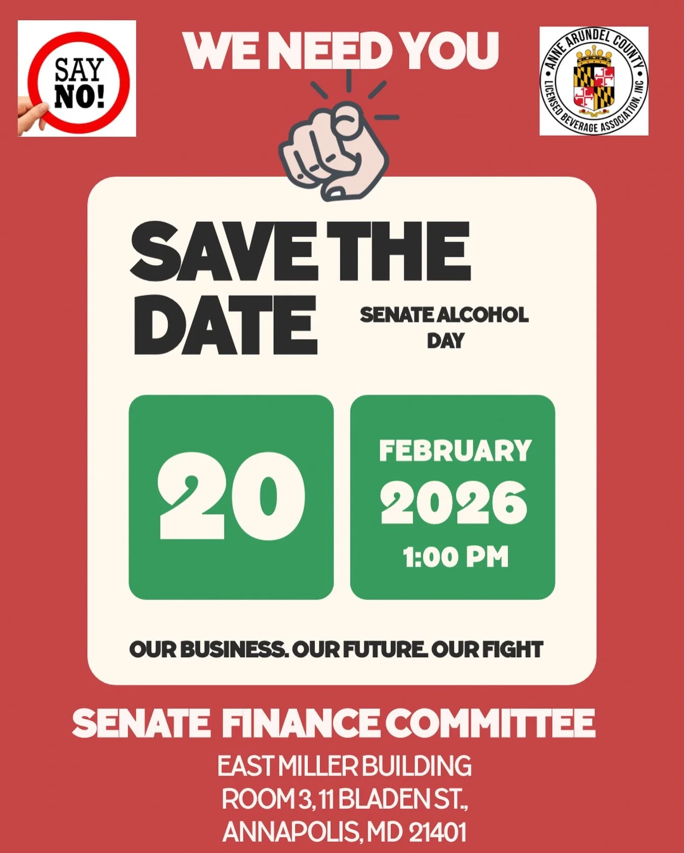 All Retail Business Owners &mdash; We Need You.

The upcoming Senate Hearing Day is critical to the survival of our small, family-owned businesses.

If we don&rsquo;t show up, our voices won&rsquo;t be heard.
If we stay silent, decisions will be made