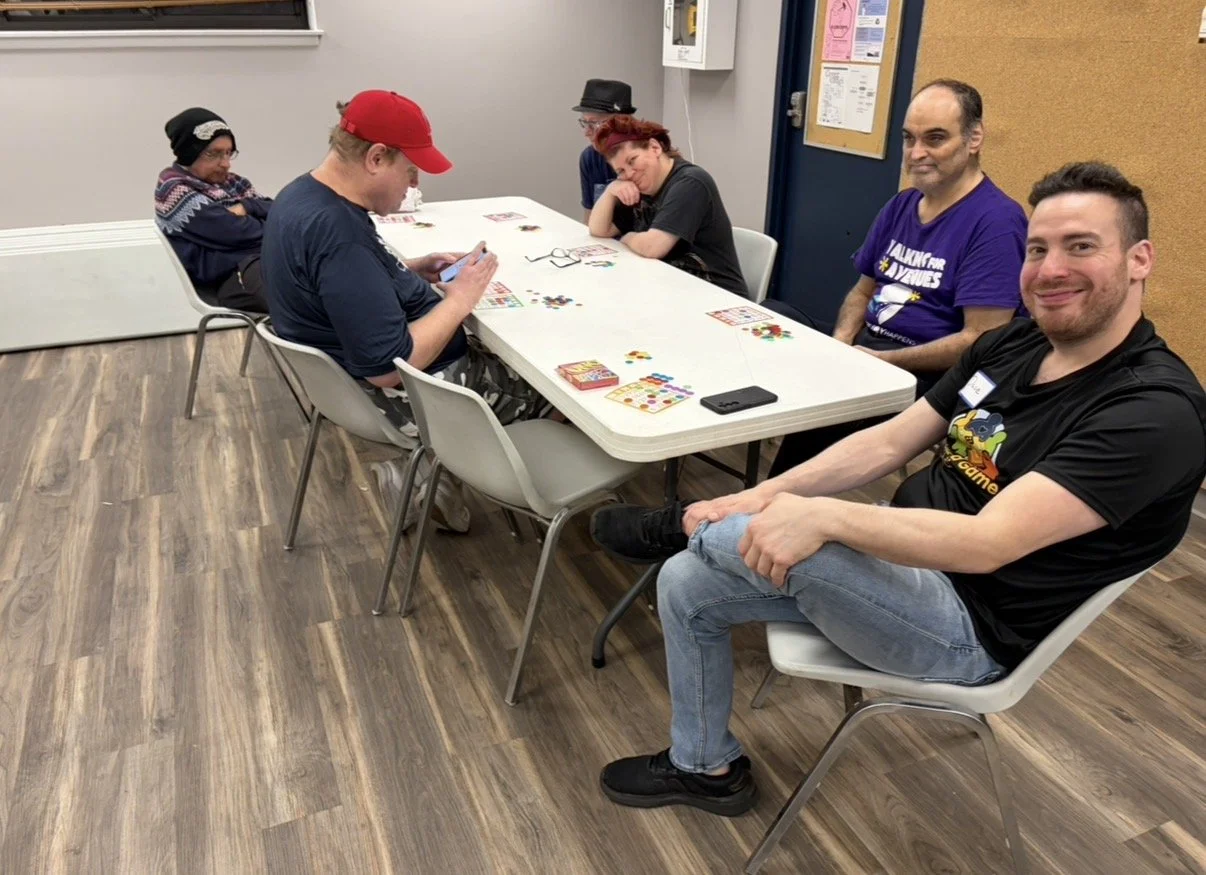 Dave and the crew waiting for the numbers to be called!