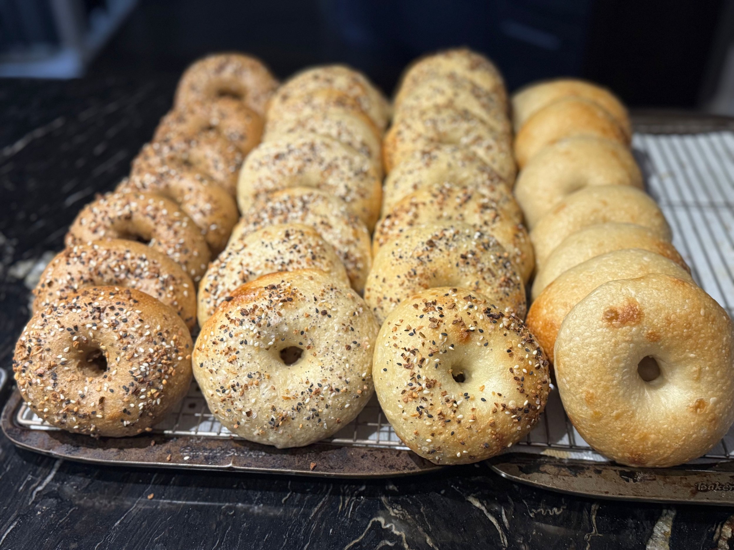 Plain Organic Sourdough Bagels