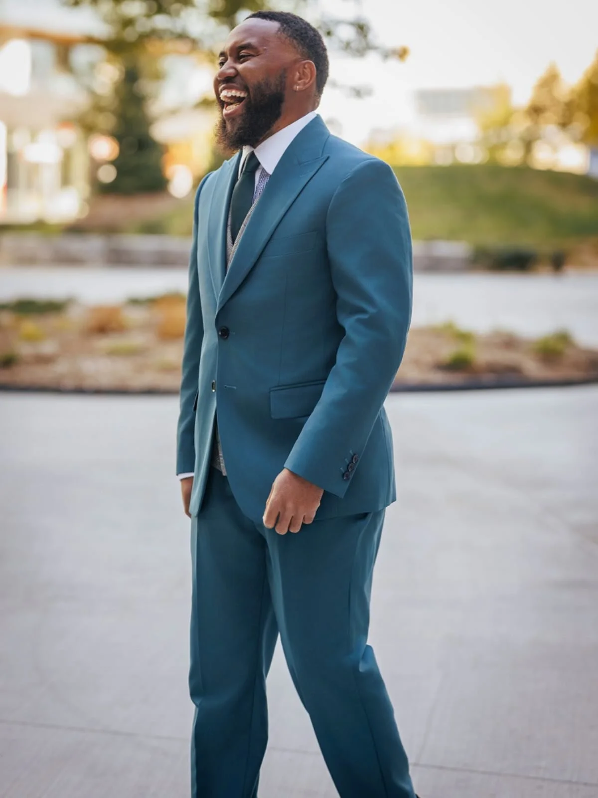 Getting ready for the big day! We loved to see an excited groom shining in GK Couture. Let the countdown begin to a celebration of elegance and love! 💍✨ 

📲 📩 DM us now to schedule your appointment.

#GroomGoals #GKCouture #WeddingBells #TailoredS