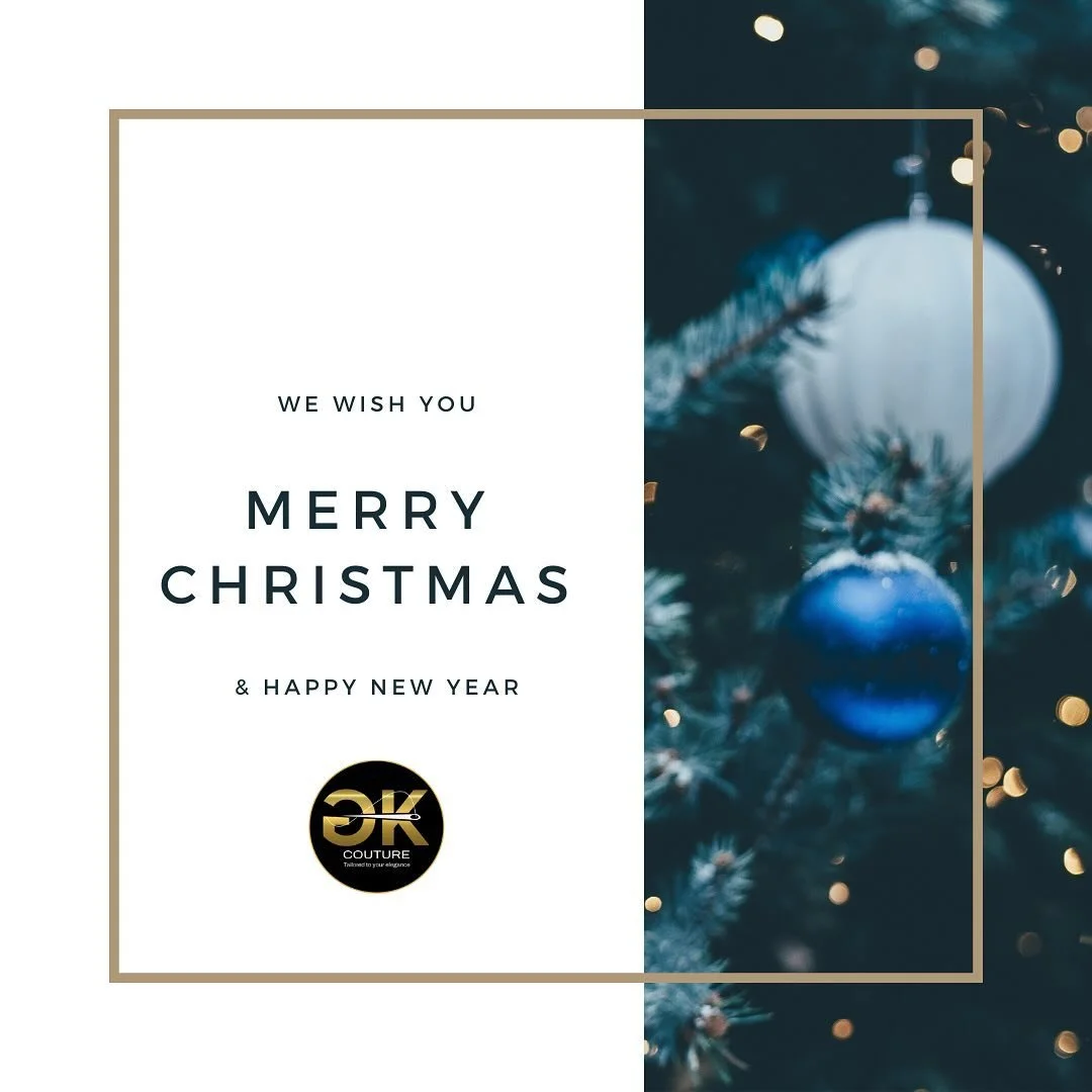 🎄✨ To all our supportive clients, 

Merry Christmas from all of us at GK Couture! May your holiday season be filled with style, joy, and unforgettable moments. Thank you for being a part of our journey&mdash;here&rsquo;s to celebrating love and joy 