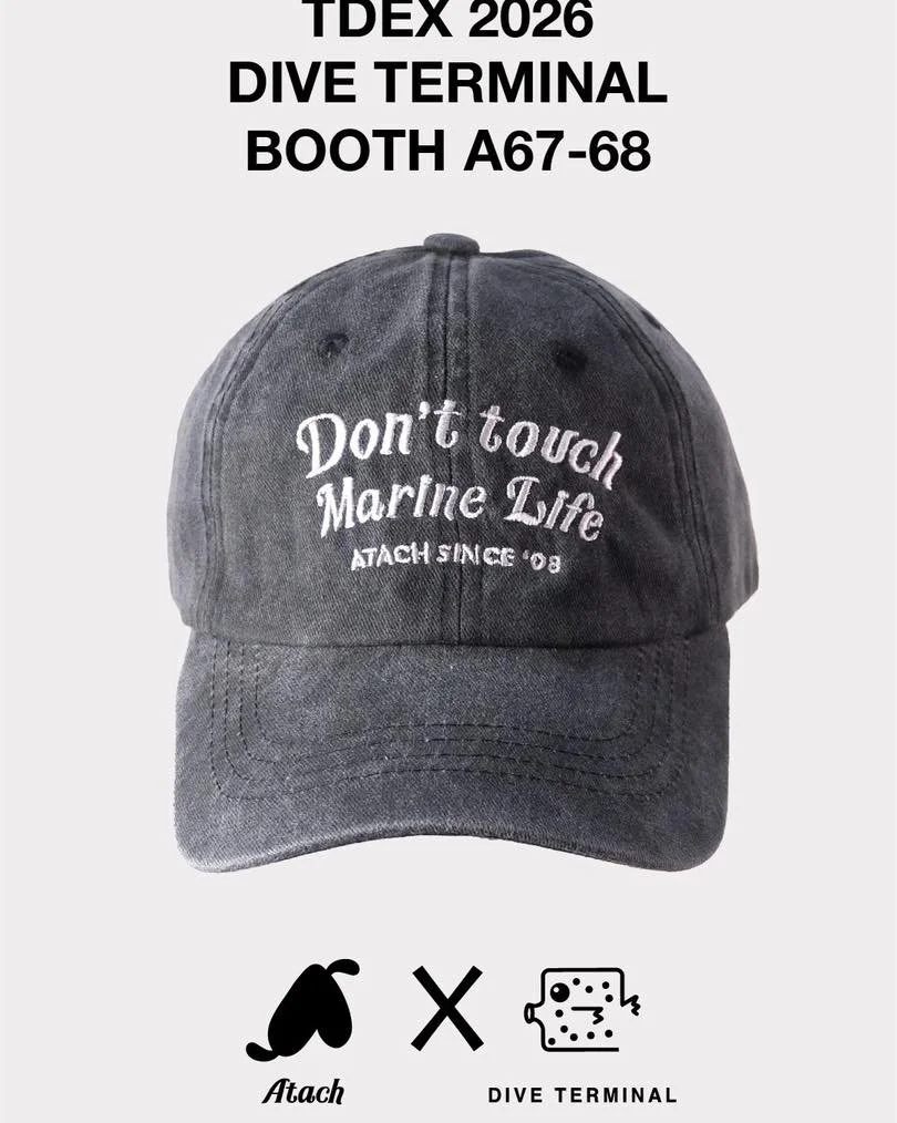 🌊 กลับมาอีกครั้งกับ Project &ldquo;Don&rsquo;t Touch Marine Life&rdquo; พร้อม New Collection สีใหม่ สวยแบบสับ! 🧢✨
จากการร่วมมือกันของ Dive Terminal x @atachbkk 

🚫 &ldquo;Don&rsquo;t touch marine life&rdquo; หยุดจับ! หยุดสัมผัส! สิ่งมีชีวิตในทะเล 