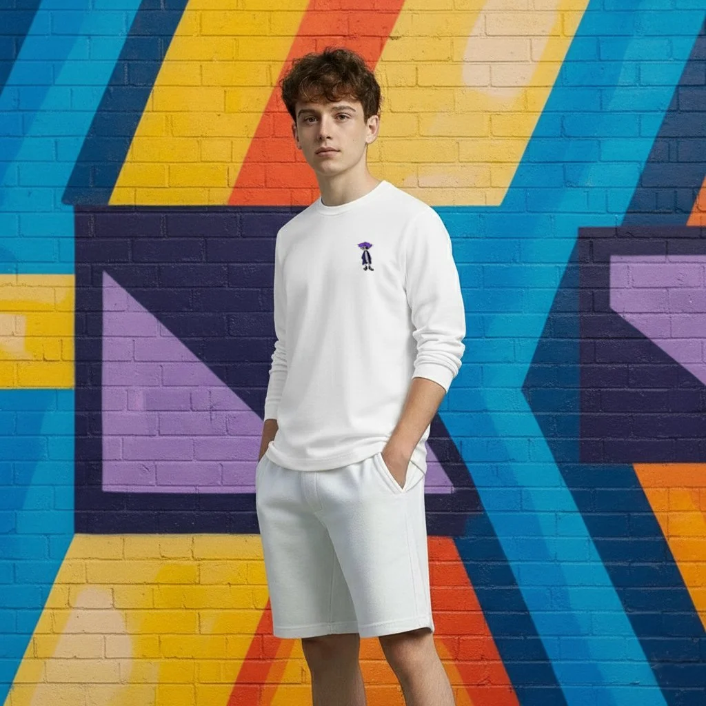 Slader Youth Long Sleeve Tee - purple hair.jpg