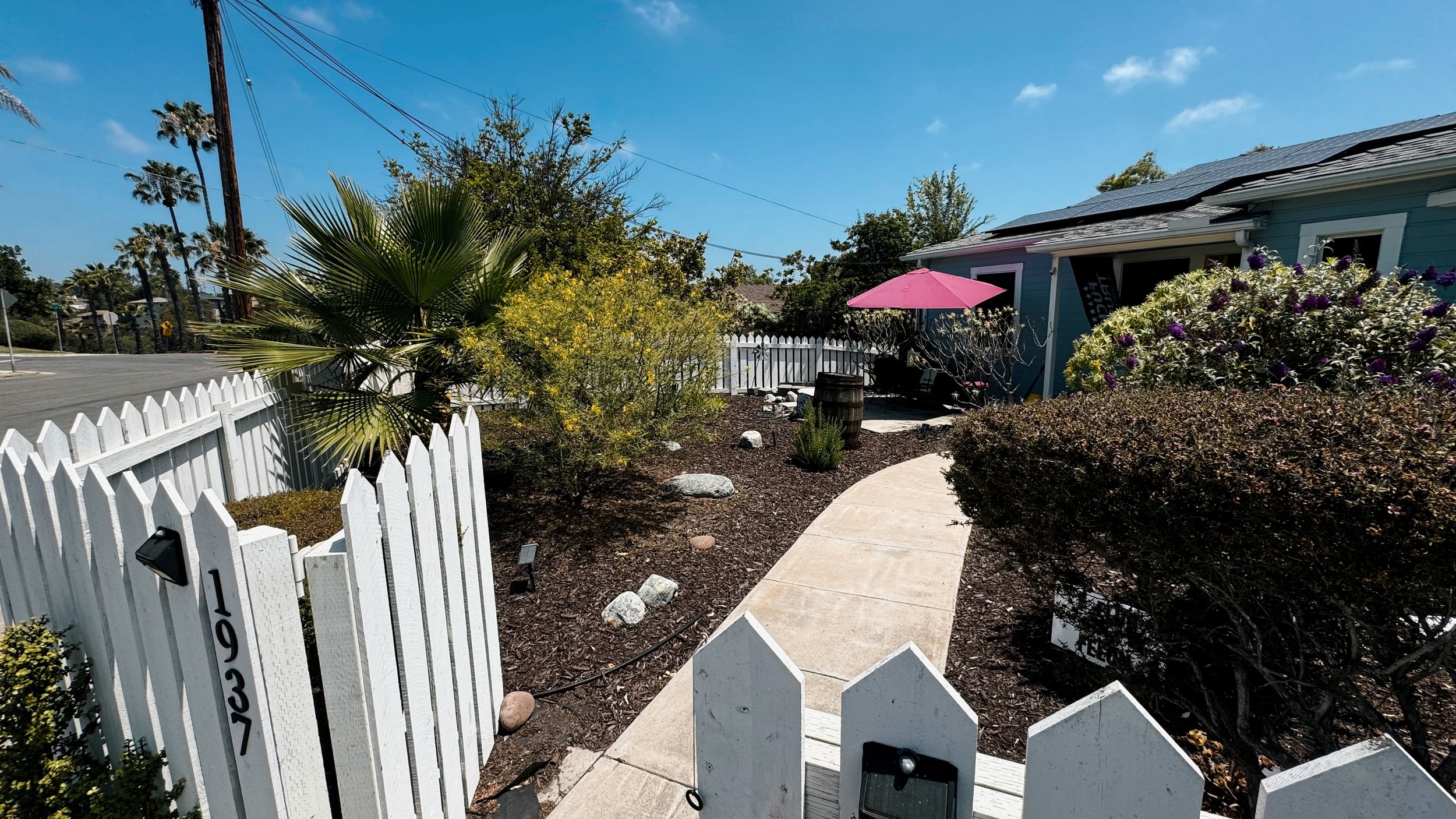 Front Yard Clean-Up with Mulch, Planting, & Tree Trimming