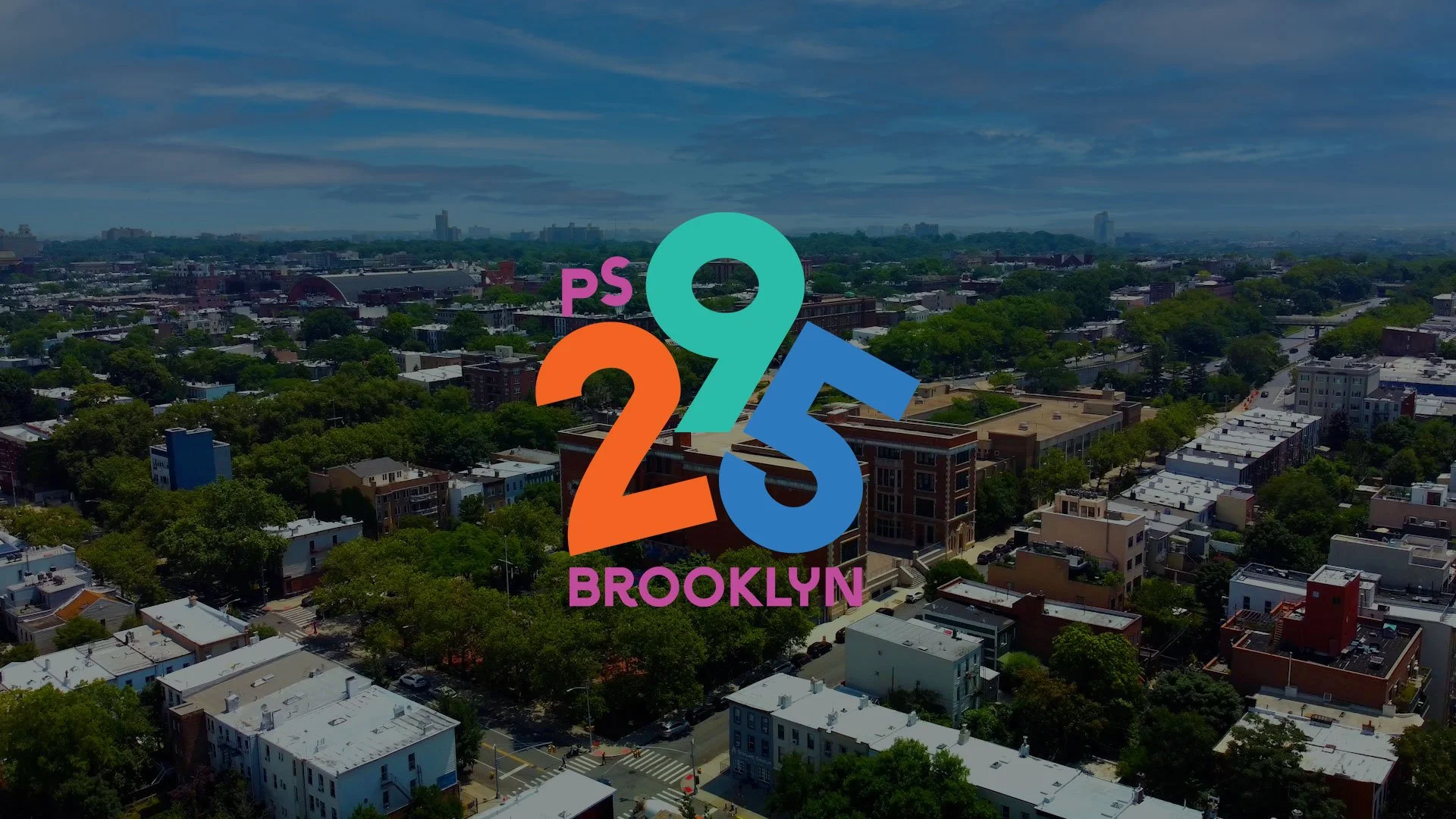 Full color logo overlay on an image