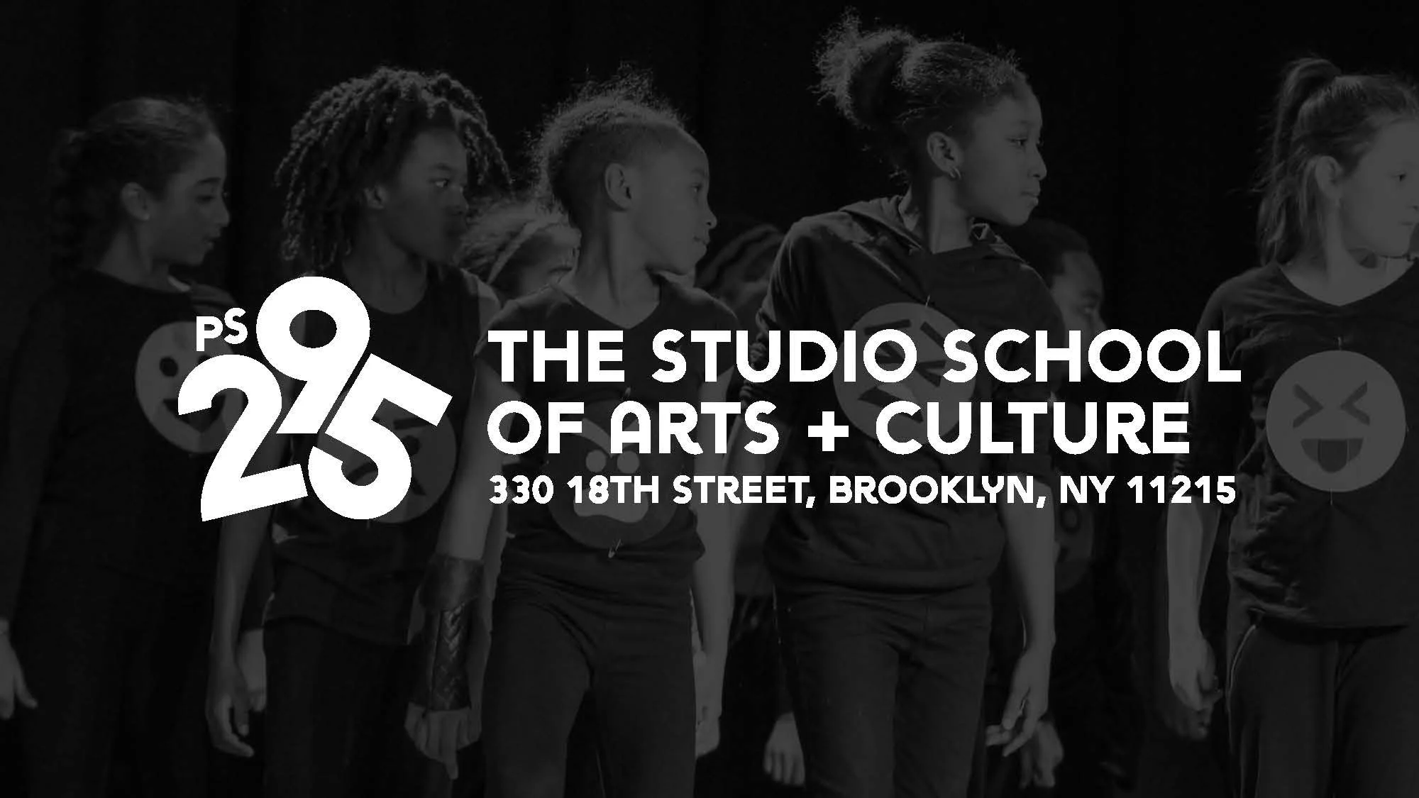 One color with school address included