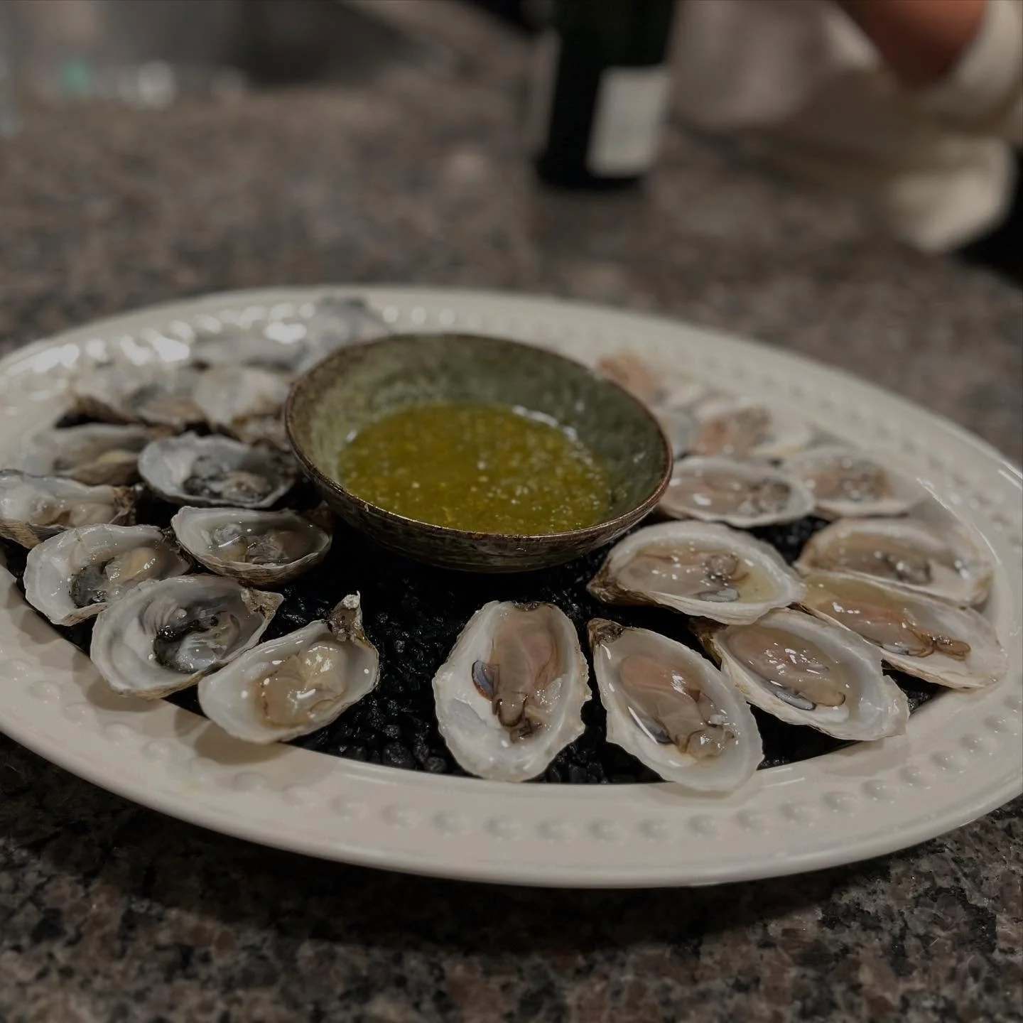 Fresh Oysters with Fermented Serrano &ldquo;Mignonette&rdquo;