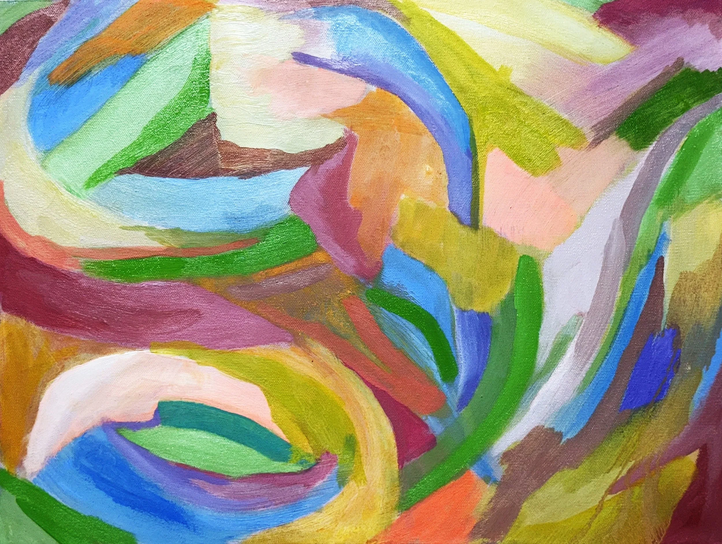 Change is Inevitable  2025 oil on canvas 18x24x1.5