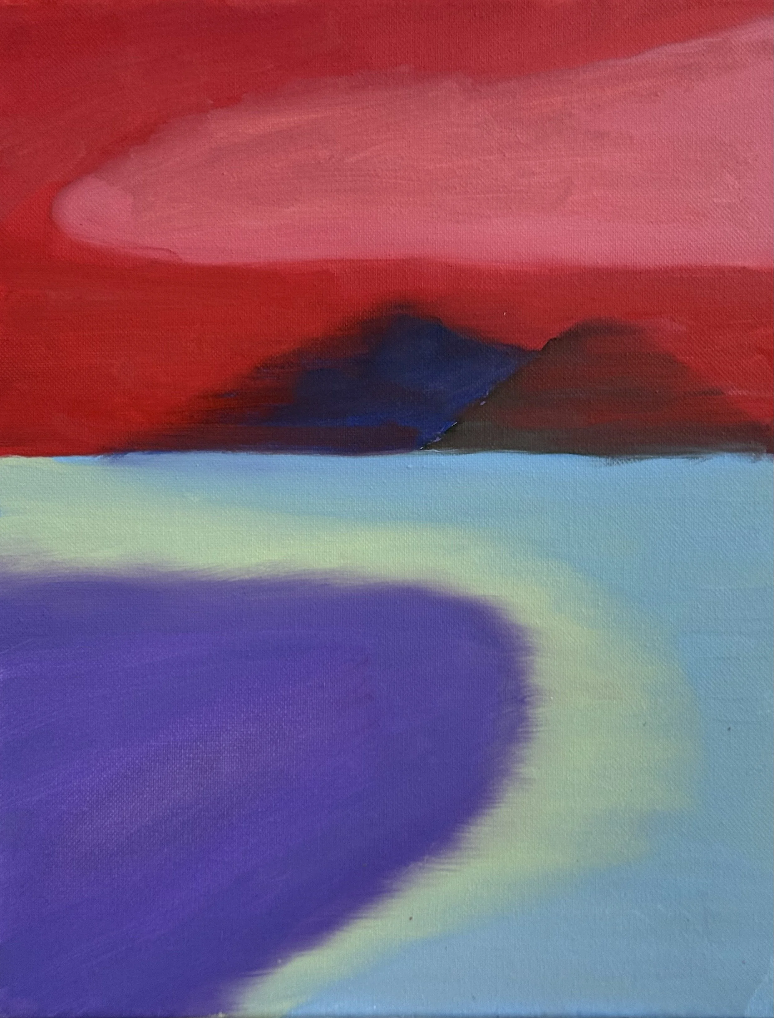 Seeing the World More Clearly 2025 oil on canvas 12x16x1.5