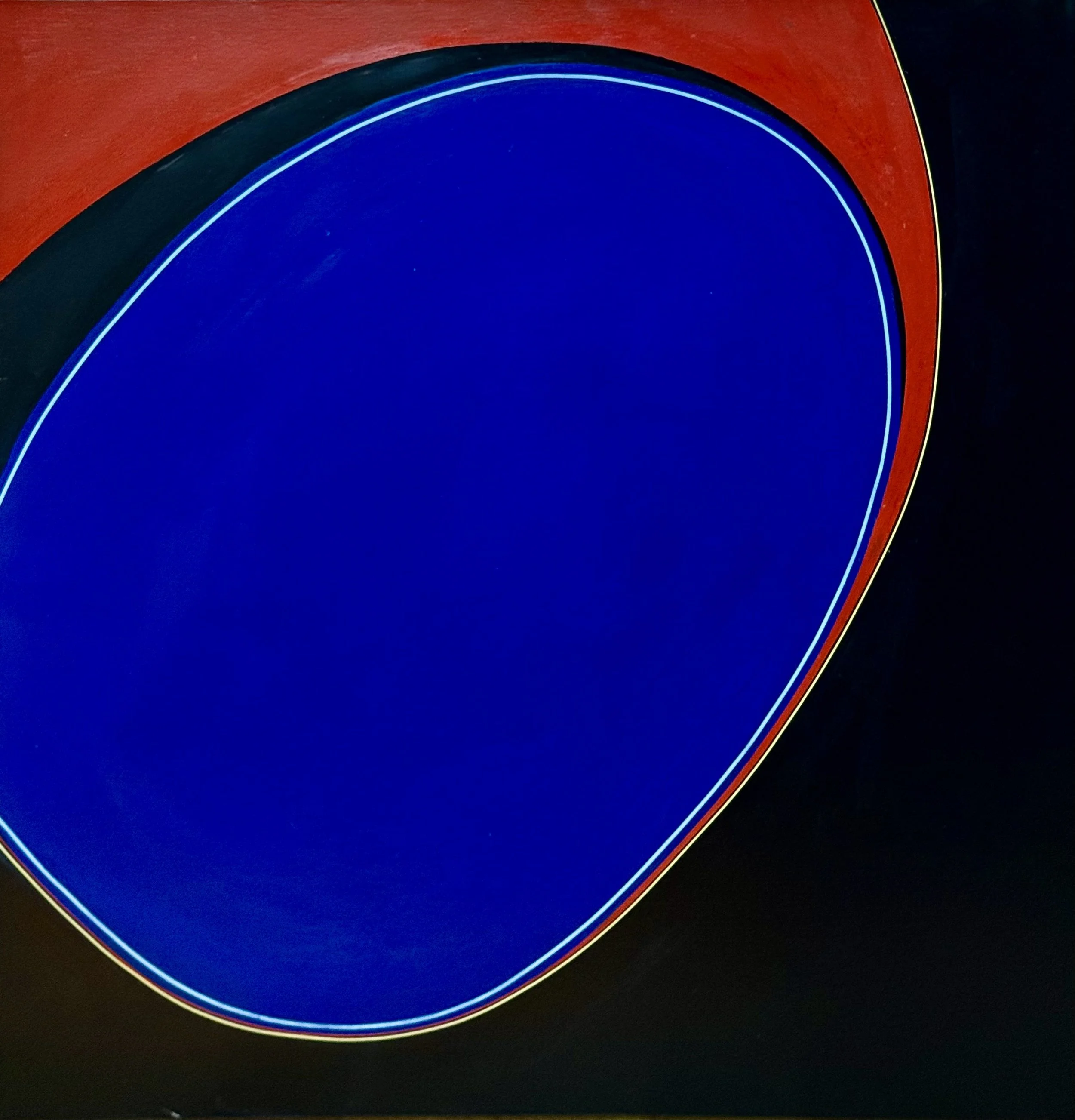 External Forces 2025 oil on canvas 40x40x1.5