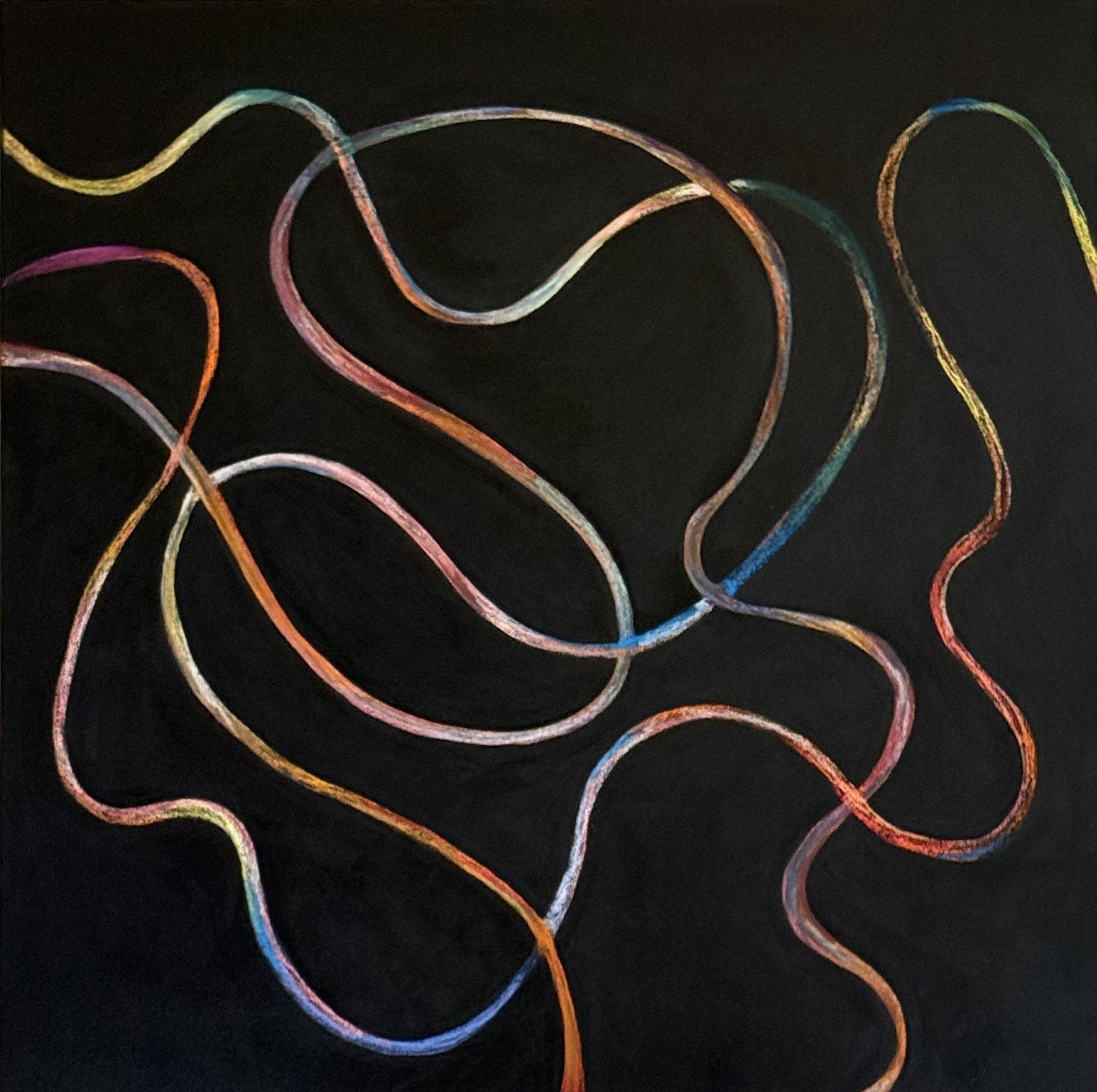 Feelings Are Illusive to Me 2025 oil on canvas 40x40x1.5