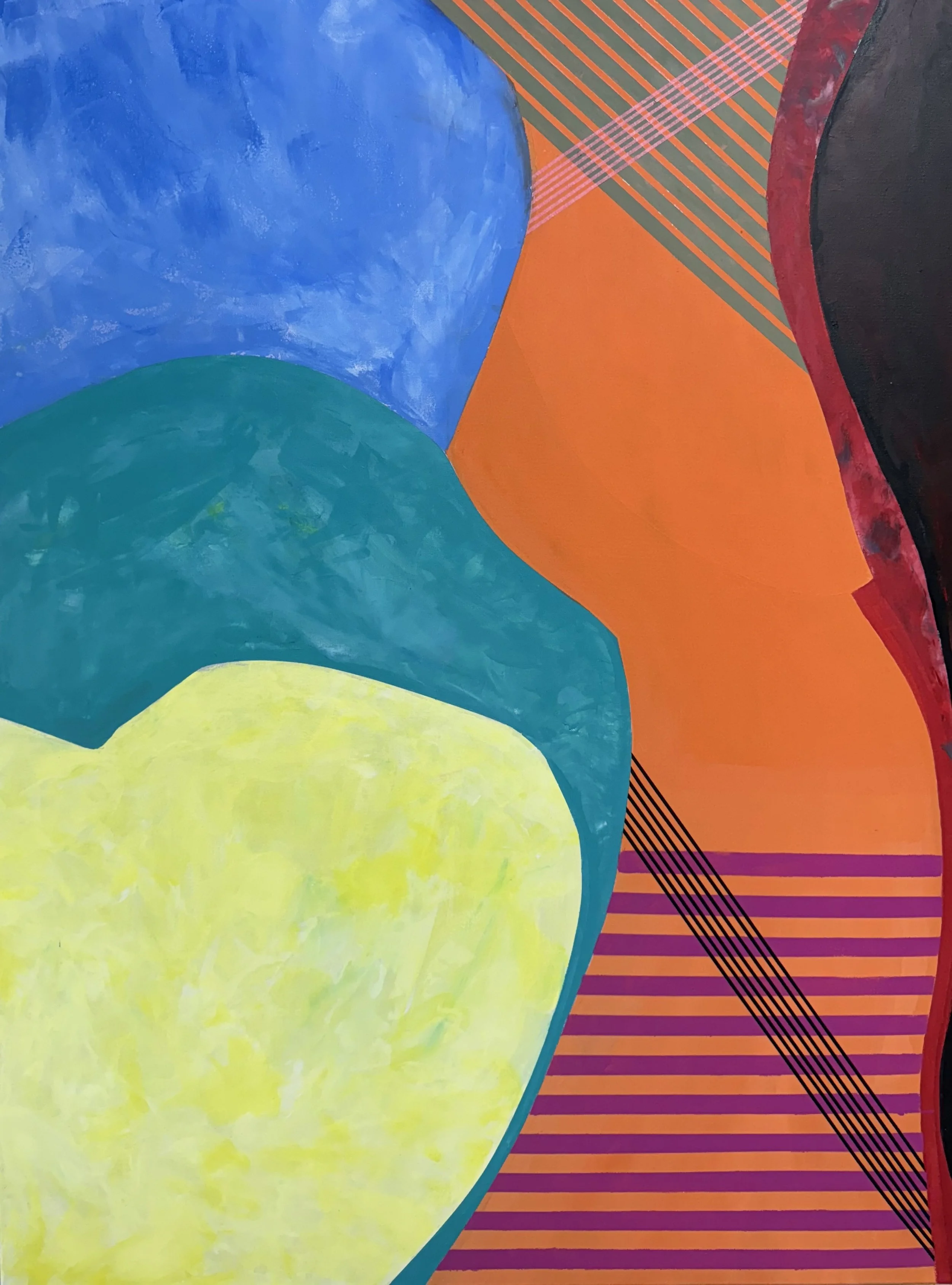 It Feels Like a Dream 2025 acrylic on canvas 36"x48"x1.5"