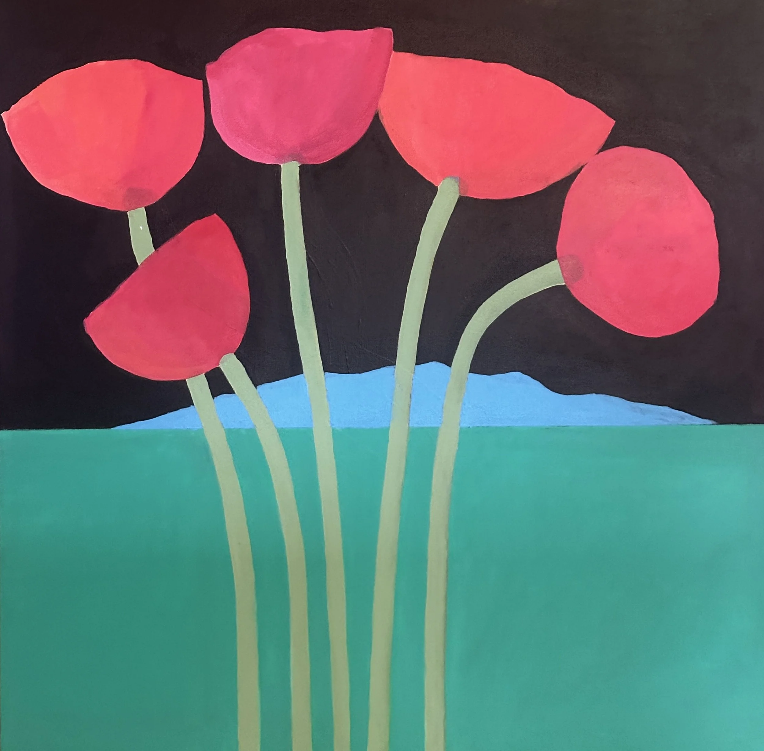 Time Can Stand Still 2025 oil on canvas 36x36x1.5