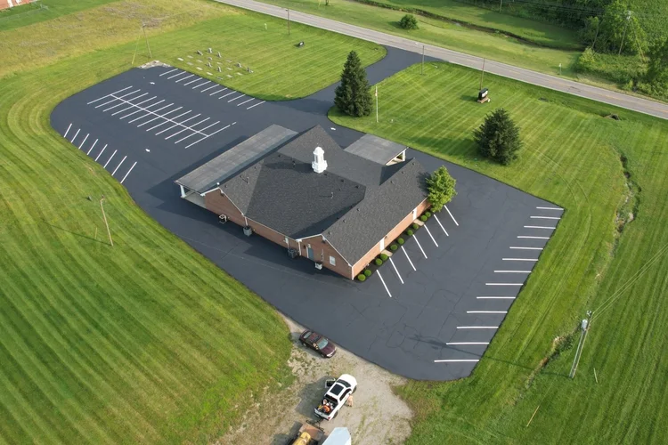 Residential driveway project, view four