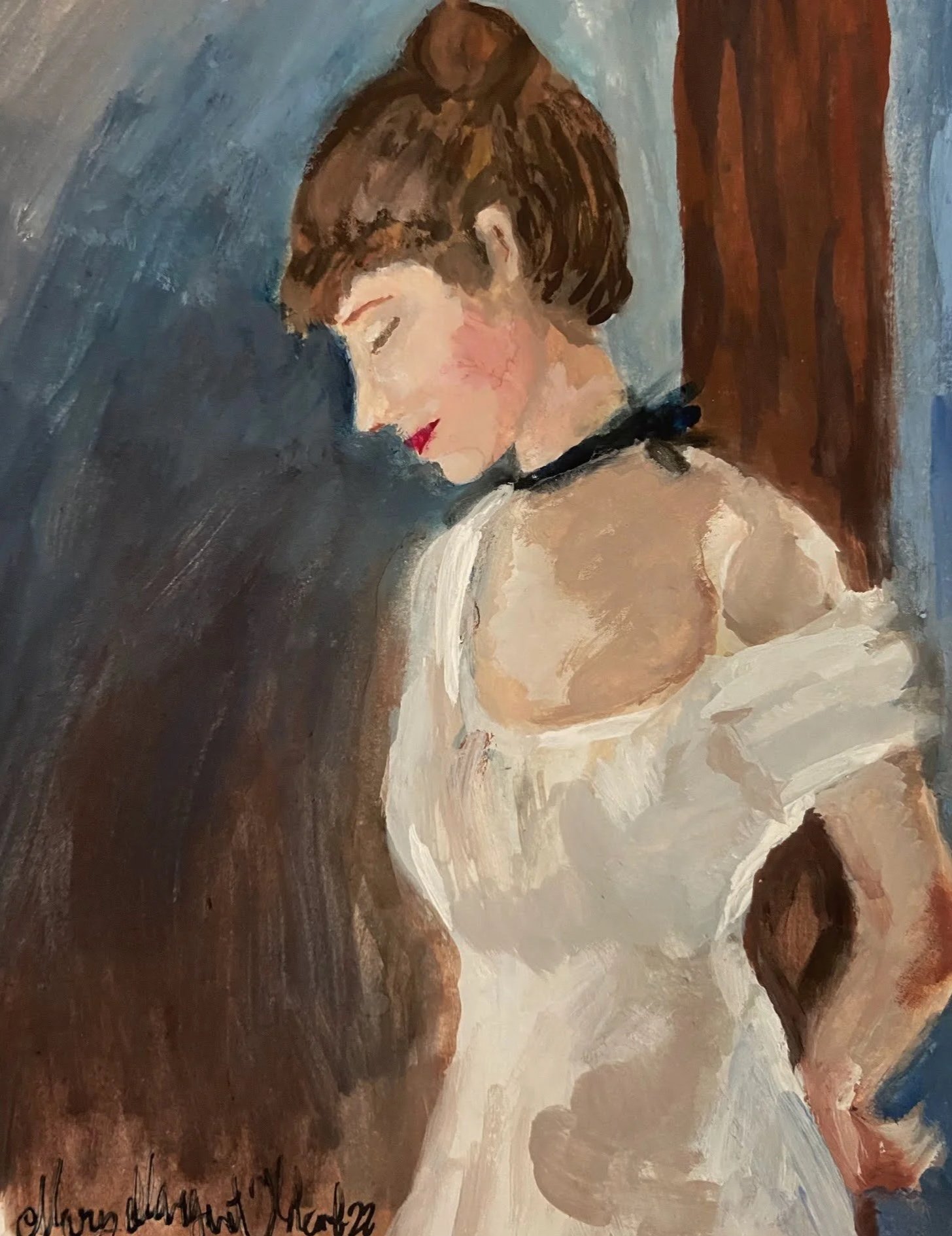 Study of Berthe Morisot painting