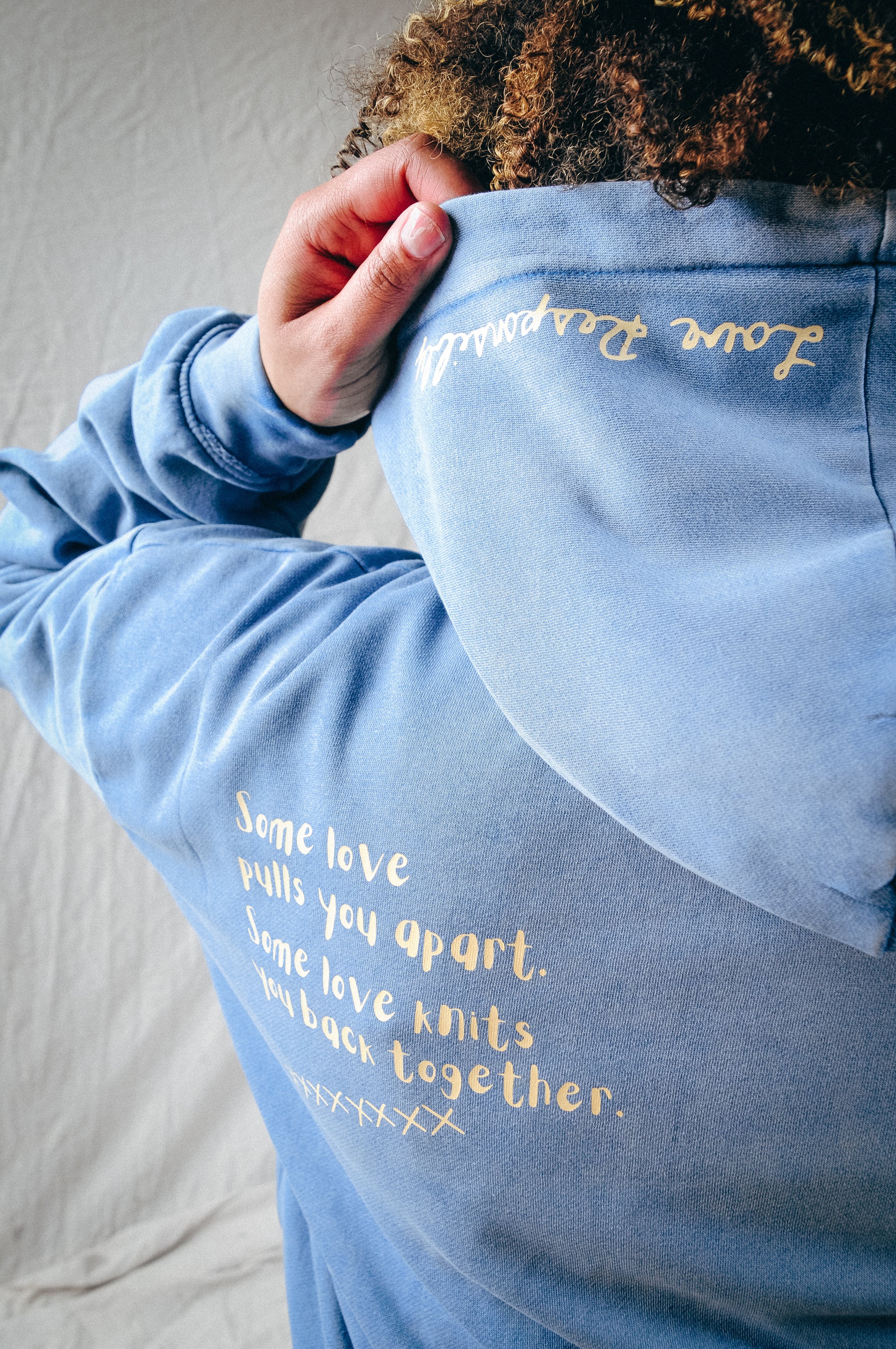 Stitched with Intention Zip Hoodie