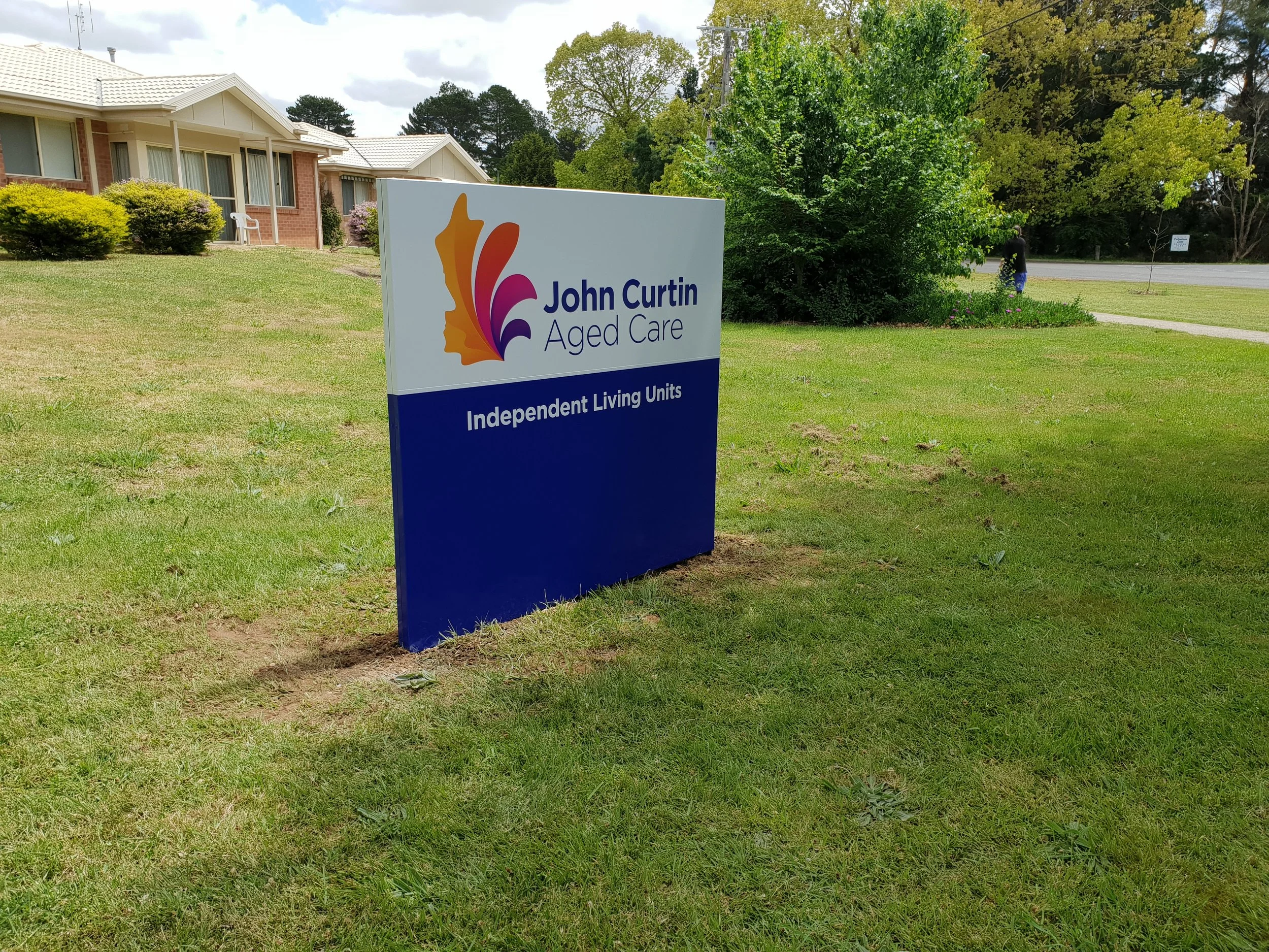 Entry Sign on Frame